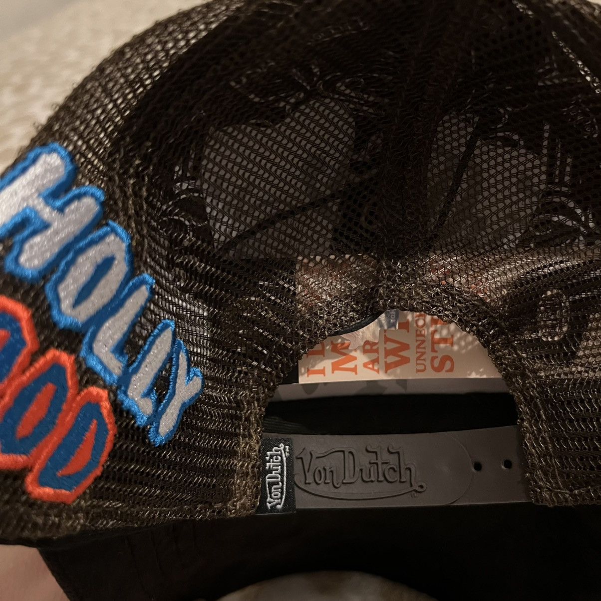 Von Dutch Von Dutch Brown Velvet Trucker 90$ Retail Size ONE SIZE - 4 Thumbnail