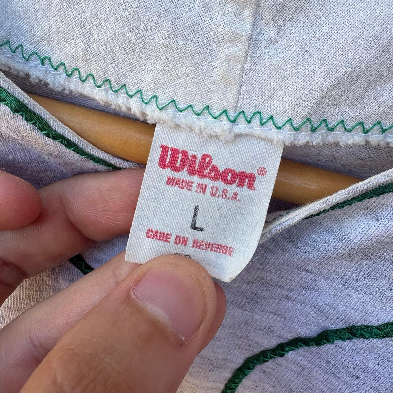 Wilson Vintage 80s Oakland Athletics jersey Size US L / EU 52-54 / 3 - 3 Thumbnail