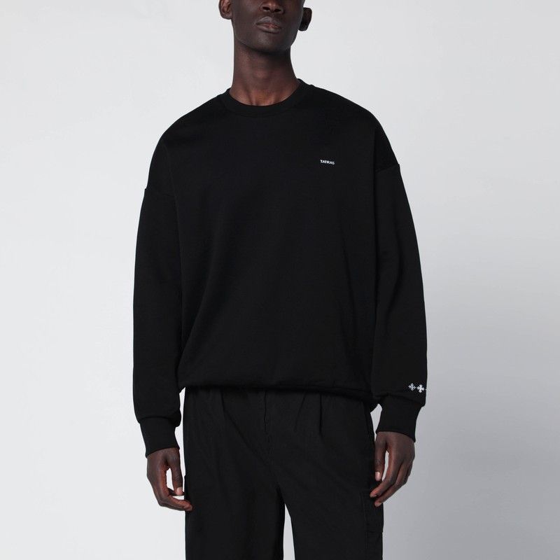 TATRAS Tatras Black Cotton Sweatshirt With Embroidered Logo Size US XL / EU 56 / 4 - 1 Thumbnail