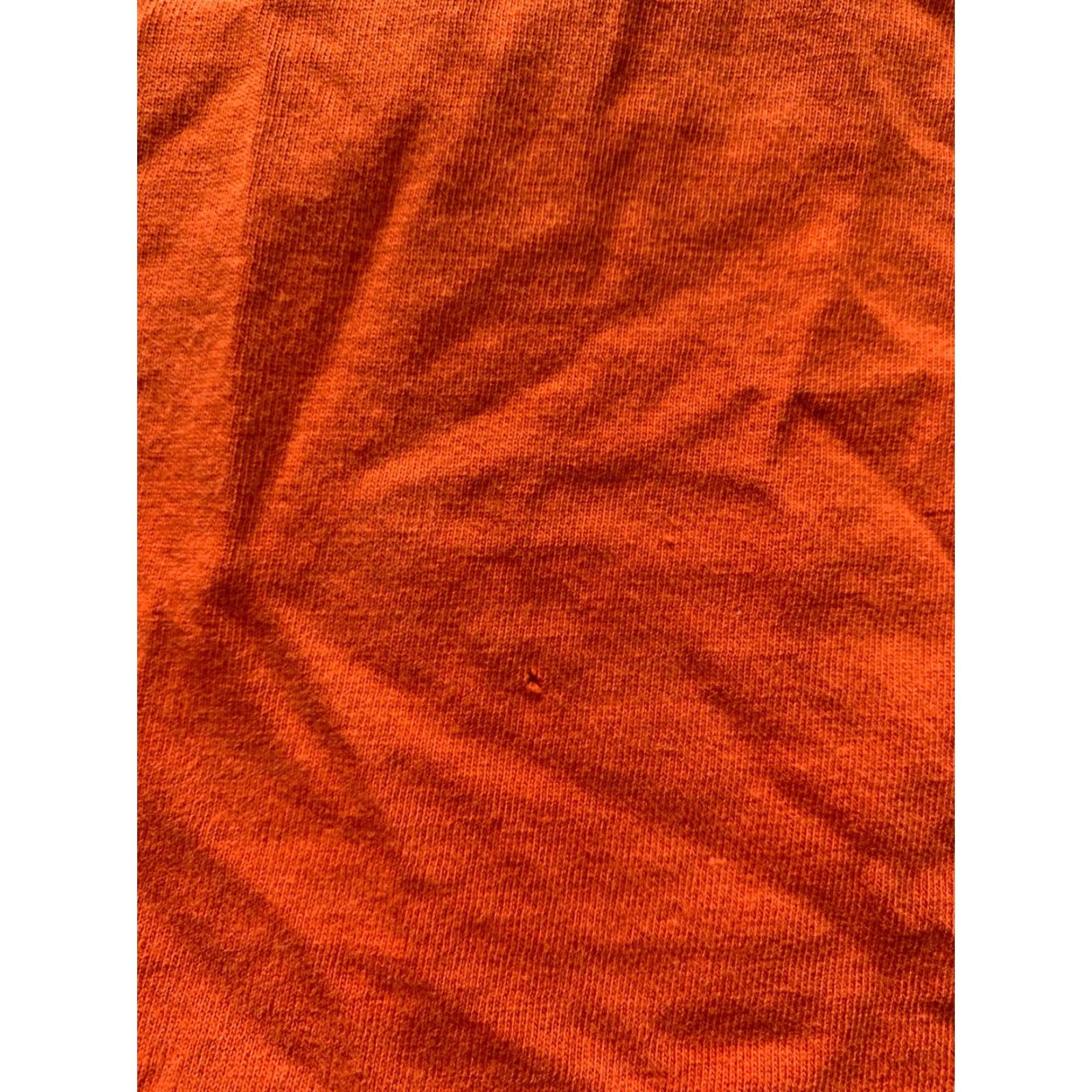 Vintage LL Bean Mens Long Sleeve Shirt Orange M Pocket Size US L / EU 52-54 / 3 - 2 Thumbnail