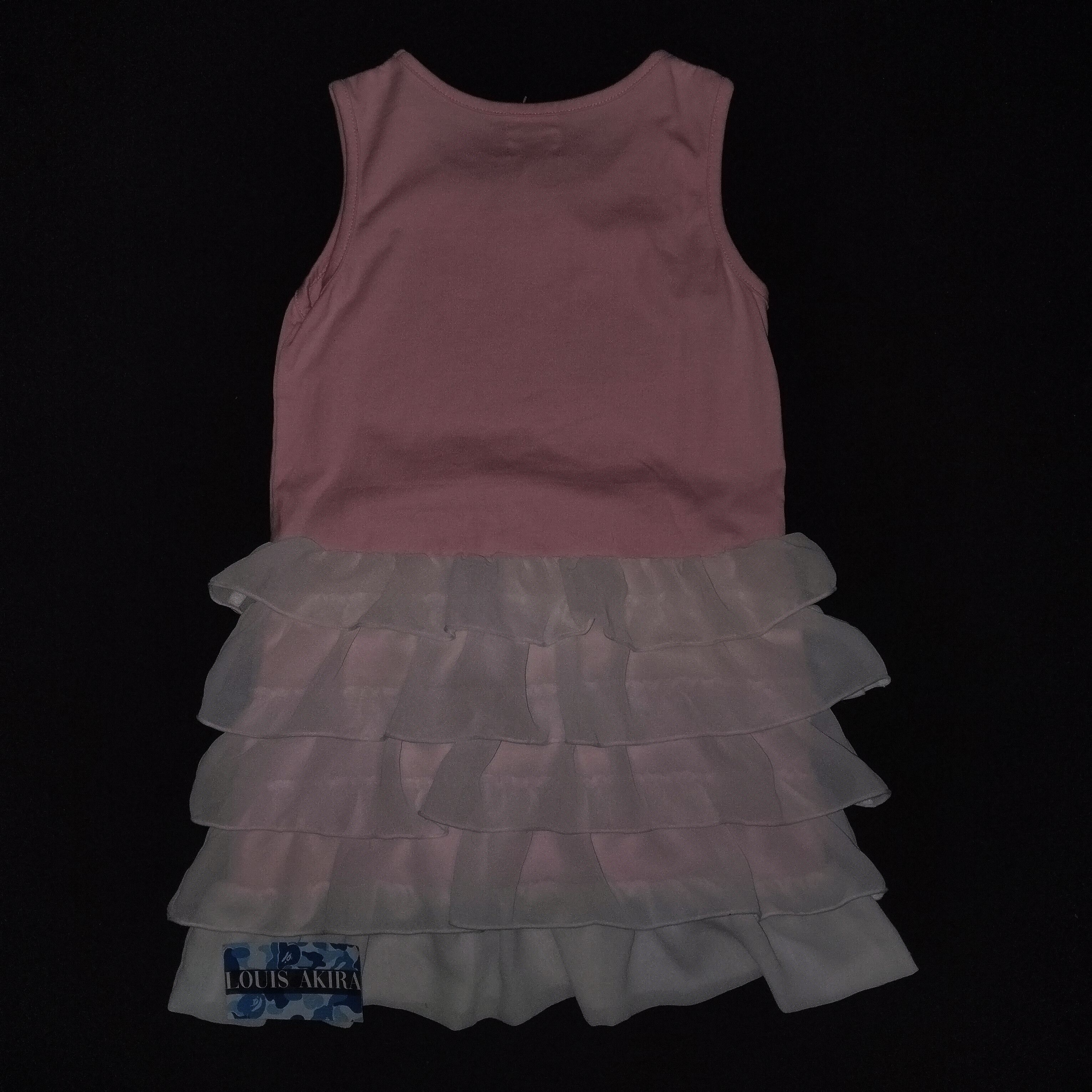 Bape BAPE KIDS Baby Milo Tiered Dress Pink Ruffle Skirt Size ONE SIZE - 3 Thumbnail