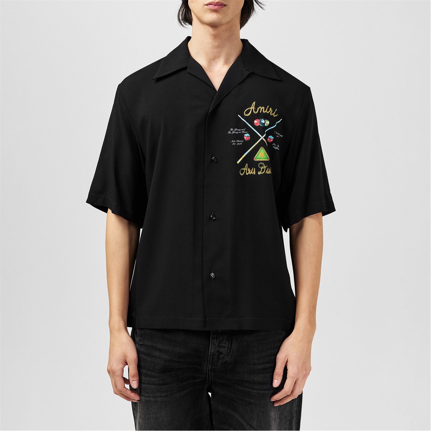 Amiri AMIRI Pool Cue Bowling Shirt Size US L / EU 52-54 / 3 - 2 Thumbnail