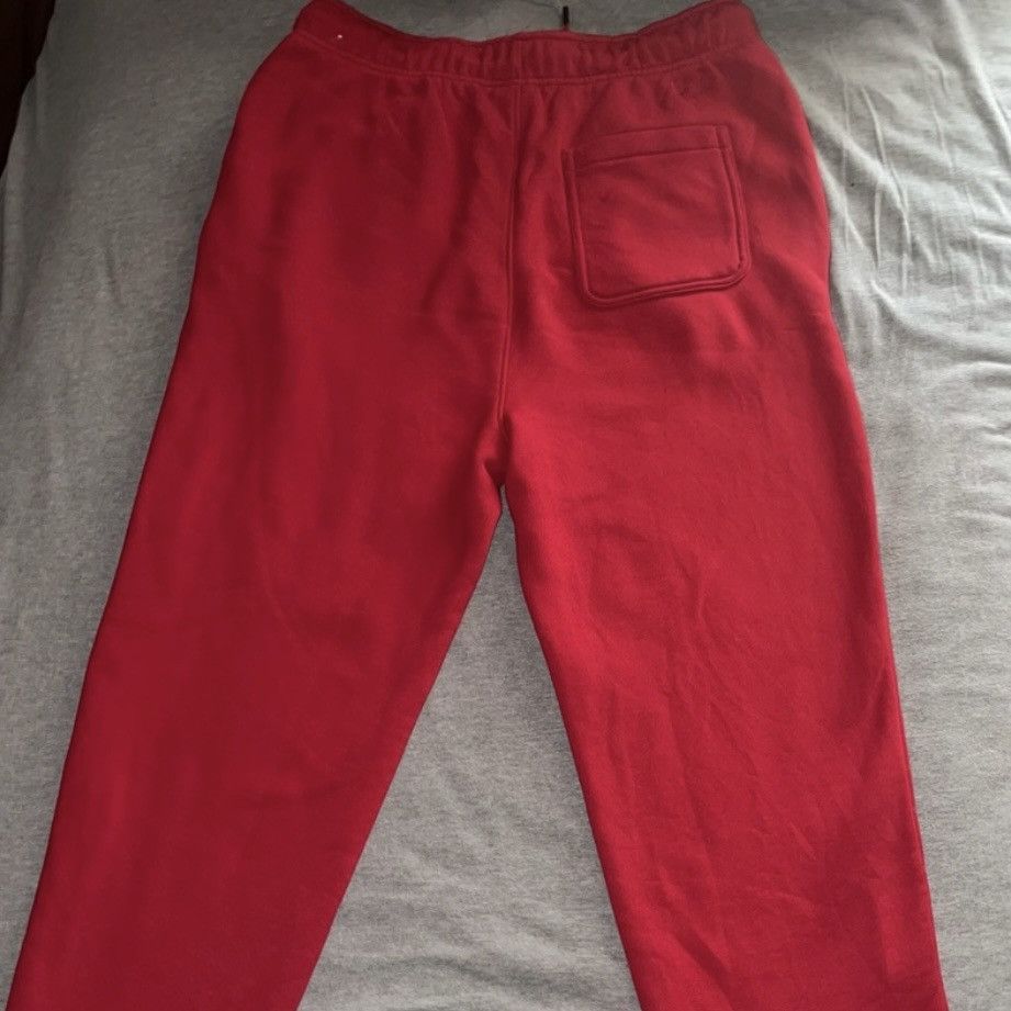 Jordan Brand Nike Air Jordan Essential Fleece Men's Jogger Sweats (Red) Size US 38 / EU 54 - 4 Thumbnail