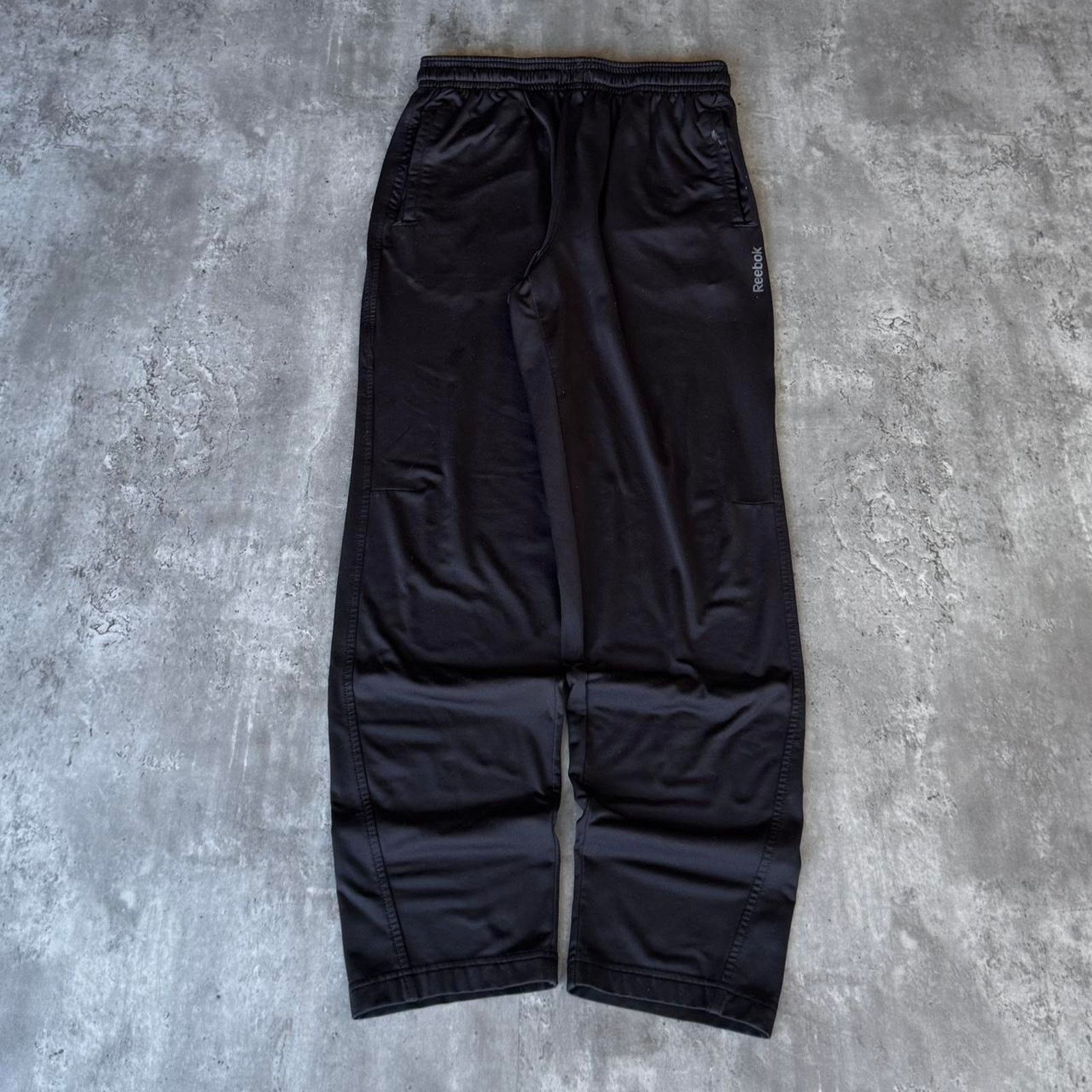 Reebok × Vintage Vintage Y2K Reebok Tonal Black Grunge Opium Sweatpants Size US 32 / EU 48 - 1 Thumbnail