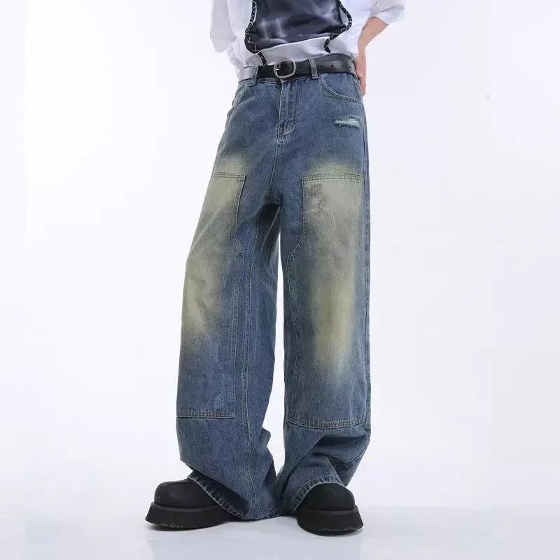 Japanese Brand × Jean Gradient Loose Vintage Blue Jeans Size US 32 / EU 48 - 2 Thumbnail