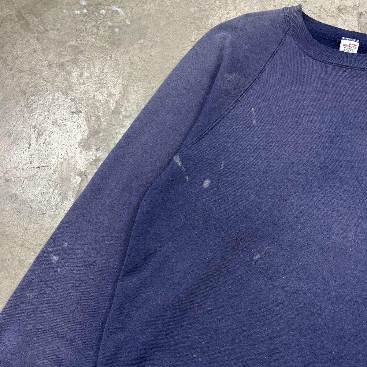Vintage 1980s Trashed Russell Sweatshirt Size US L / EU 52-54 / 3 - 9 Thumbnail