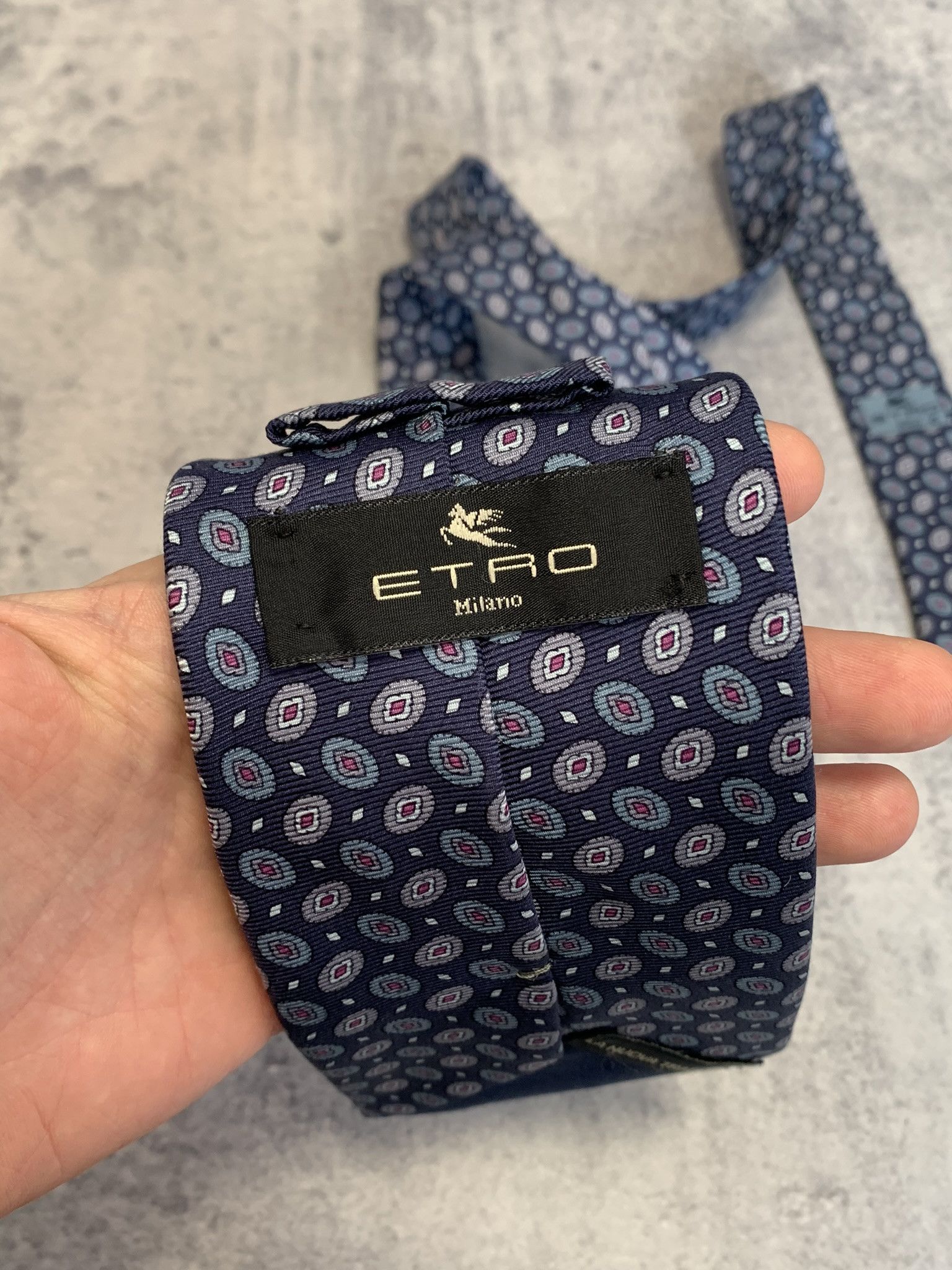 Etro ETRO 100% Silk Mens Luxury Tie Size ONE SIZE - 6 Thumbnail