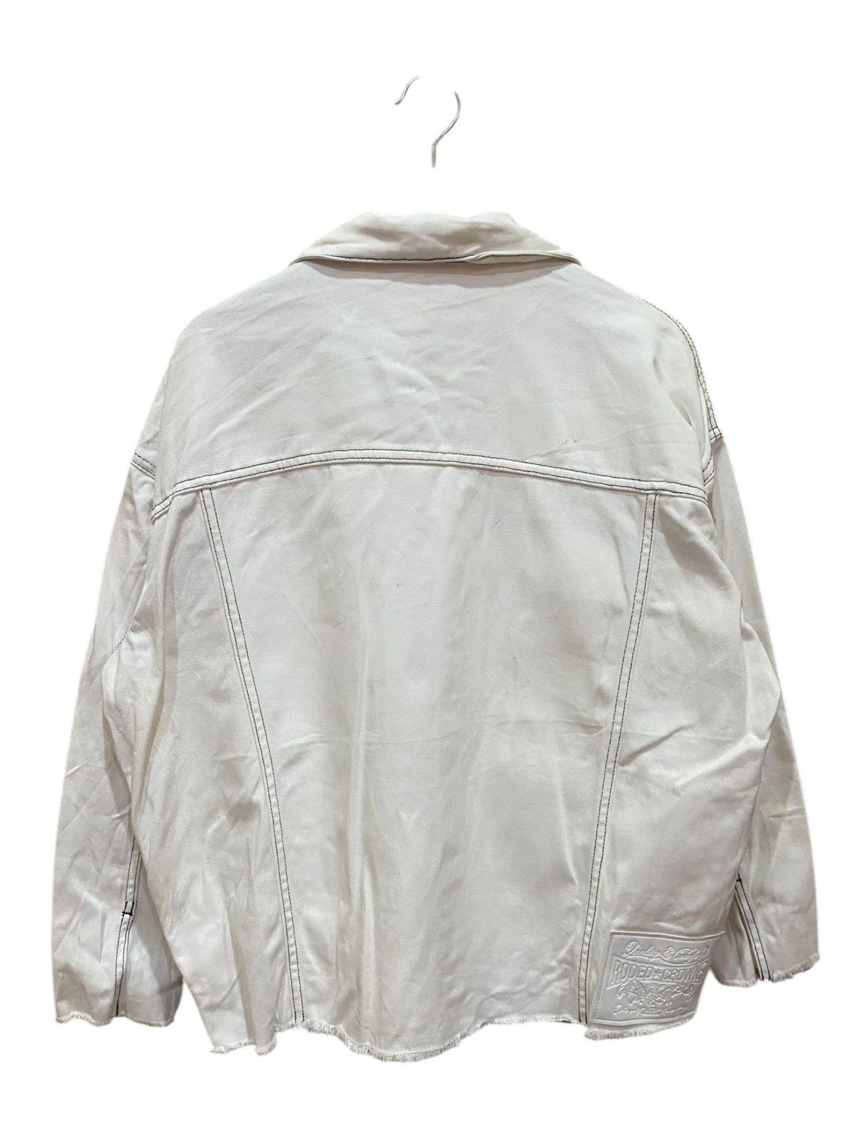 Japanese Brand RODEO CROWN DISTRESSED DENIM JACKET Size US XL / EU 56 / 4 - 2 Thumbnail