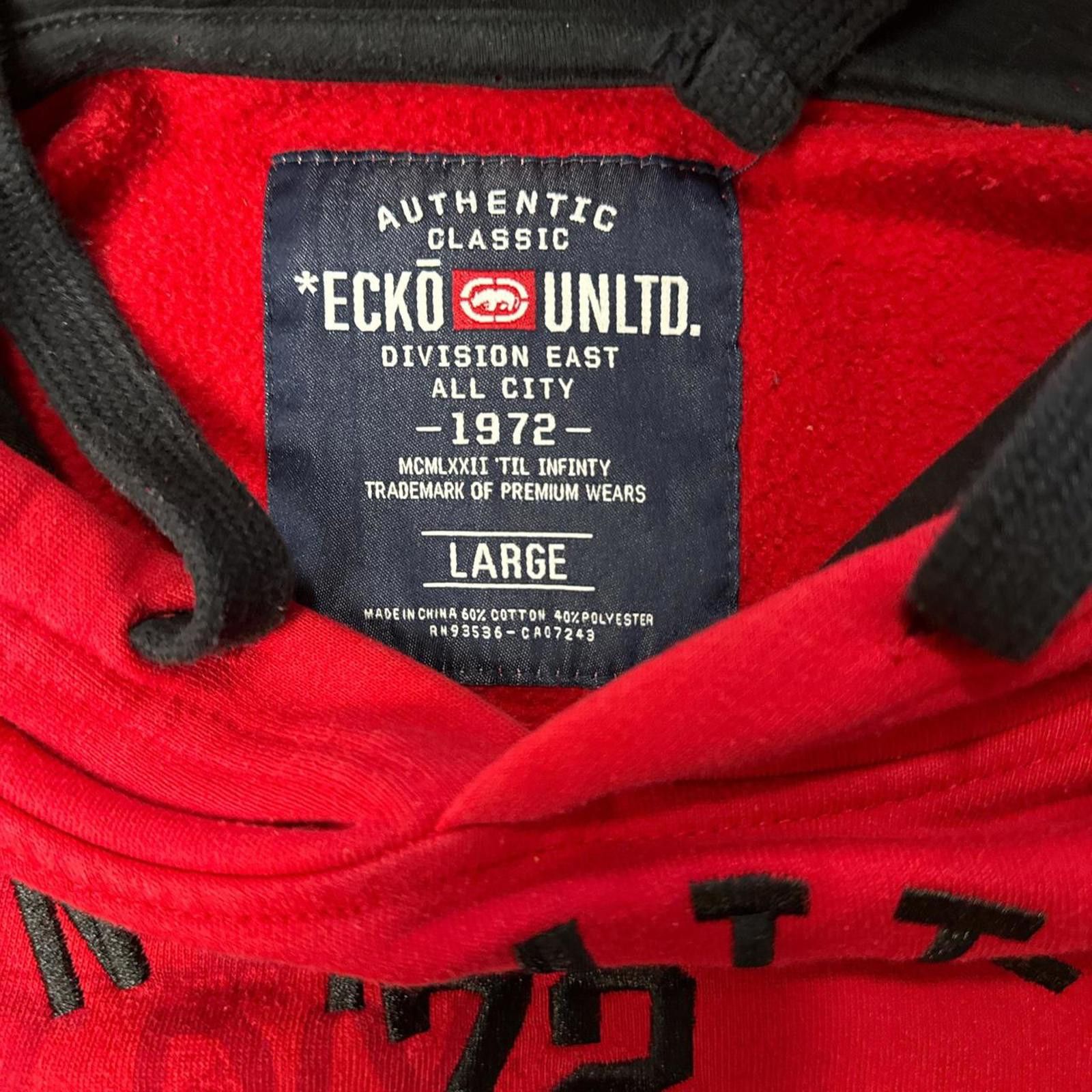 Ecko Unltd. Y2K Ecko Unltd Red Hoodie – Large Size US L / EU 52-54 / 3 - 5 Thumbnail