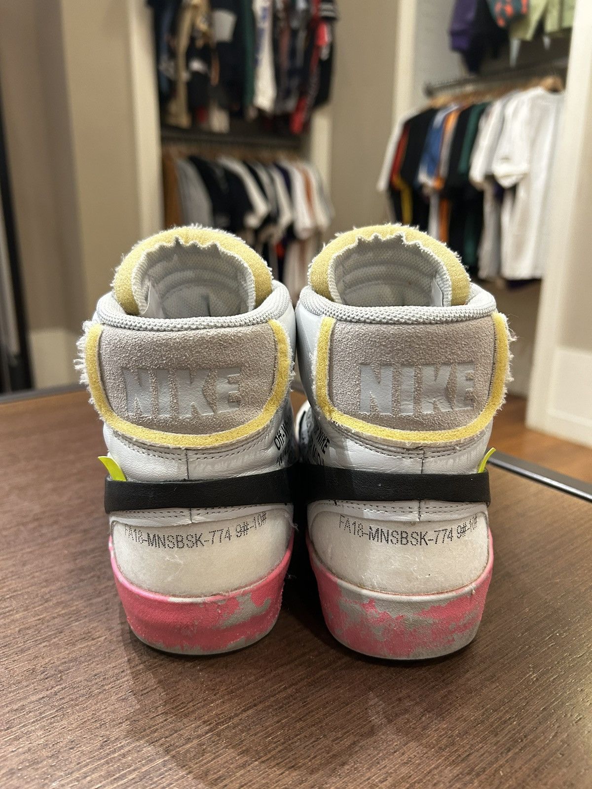 Nike × Off-White Nike Blazer Mid Off-White Wolf Grey Serena Queen Size US 9 / EU 42 - 6 Thumbnail