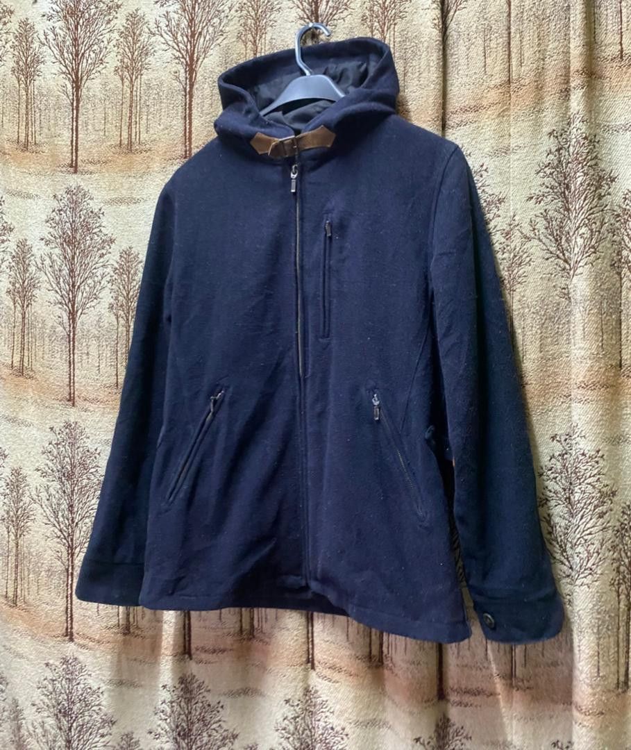 Japanese Brand Simplicite Plus Wool Hoodie Zip up Jacket Size US M / EU 48-50 / 2 - 3 Thumbnail