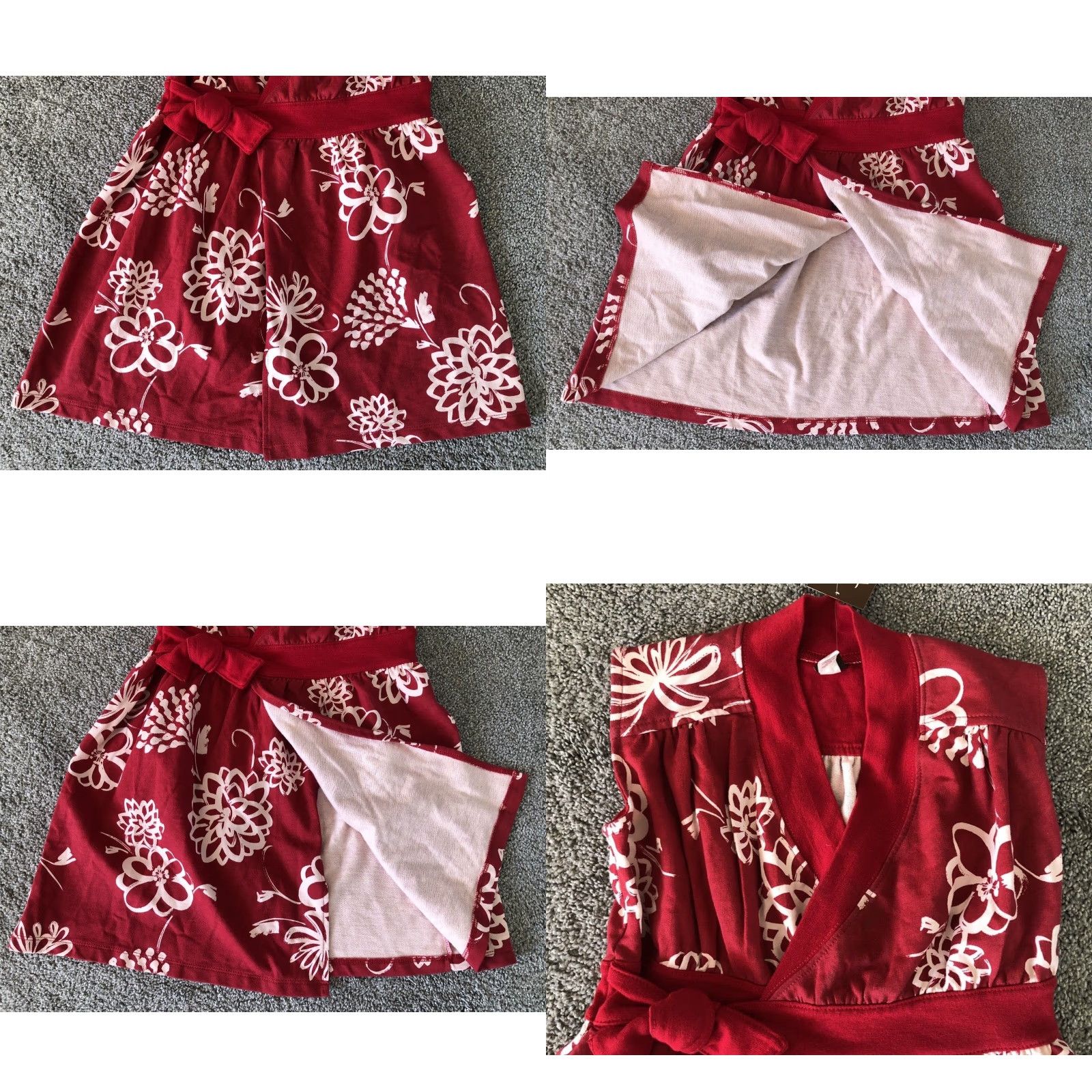 Vintage NWT Tea Collection Shirt Women 6 Red 100% Cotton Sleeveless Vintage (if applicable) Size M / US 6-8 / IT 42-44 - 8 Thumbnail