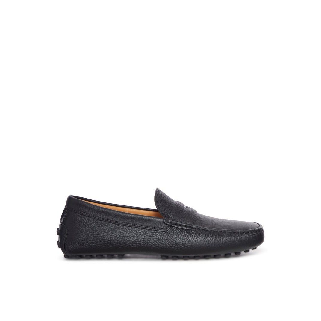 TOD'S City Gommino Black Leather Loafers New & Authentic (Me
