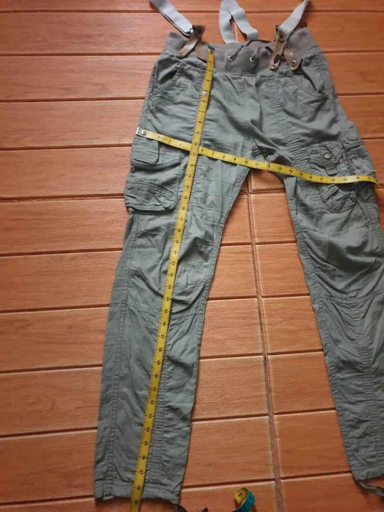 GOA Goa multipocket utility with suspender military garment pant Size US 32 / EU 48 - 8 Thumbnail