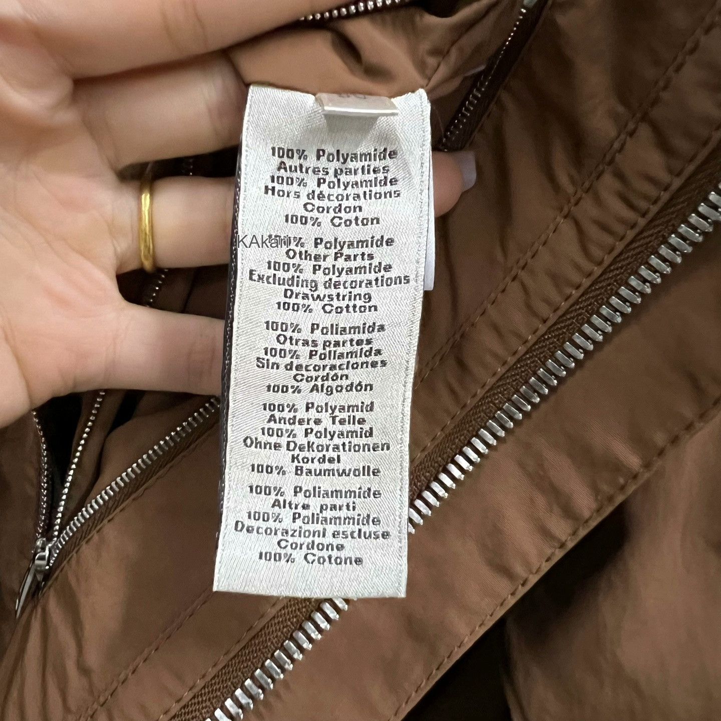 Hermes HERMES Brown Pocket Zip Jacket Size US M / EU 48-50 / 2 - 4 Thumbnail