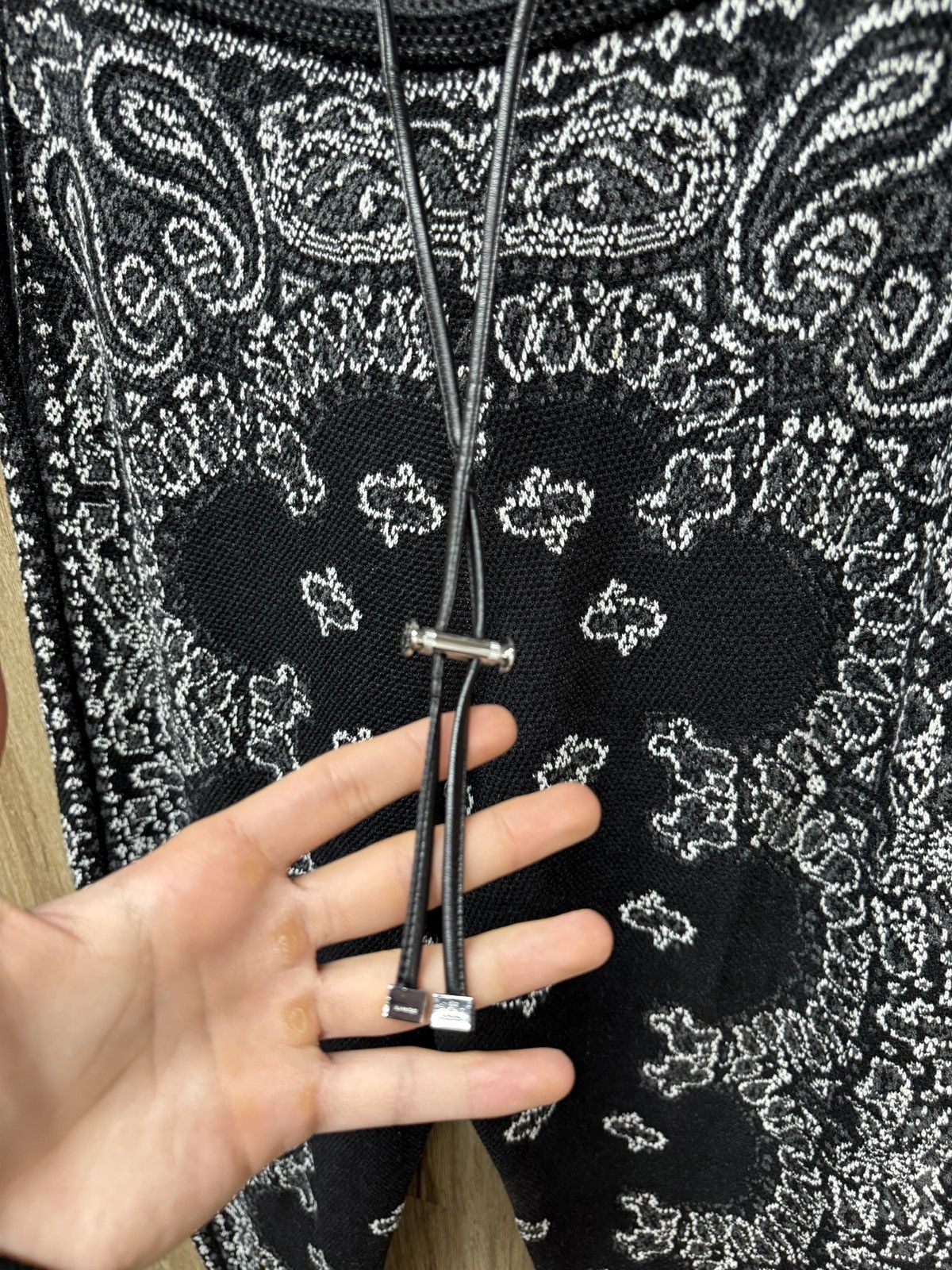 Amiri Amiri Black Bandana Sweatpants Size US 32 / EU 48 - 6 Thumbnail
