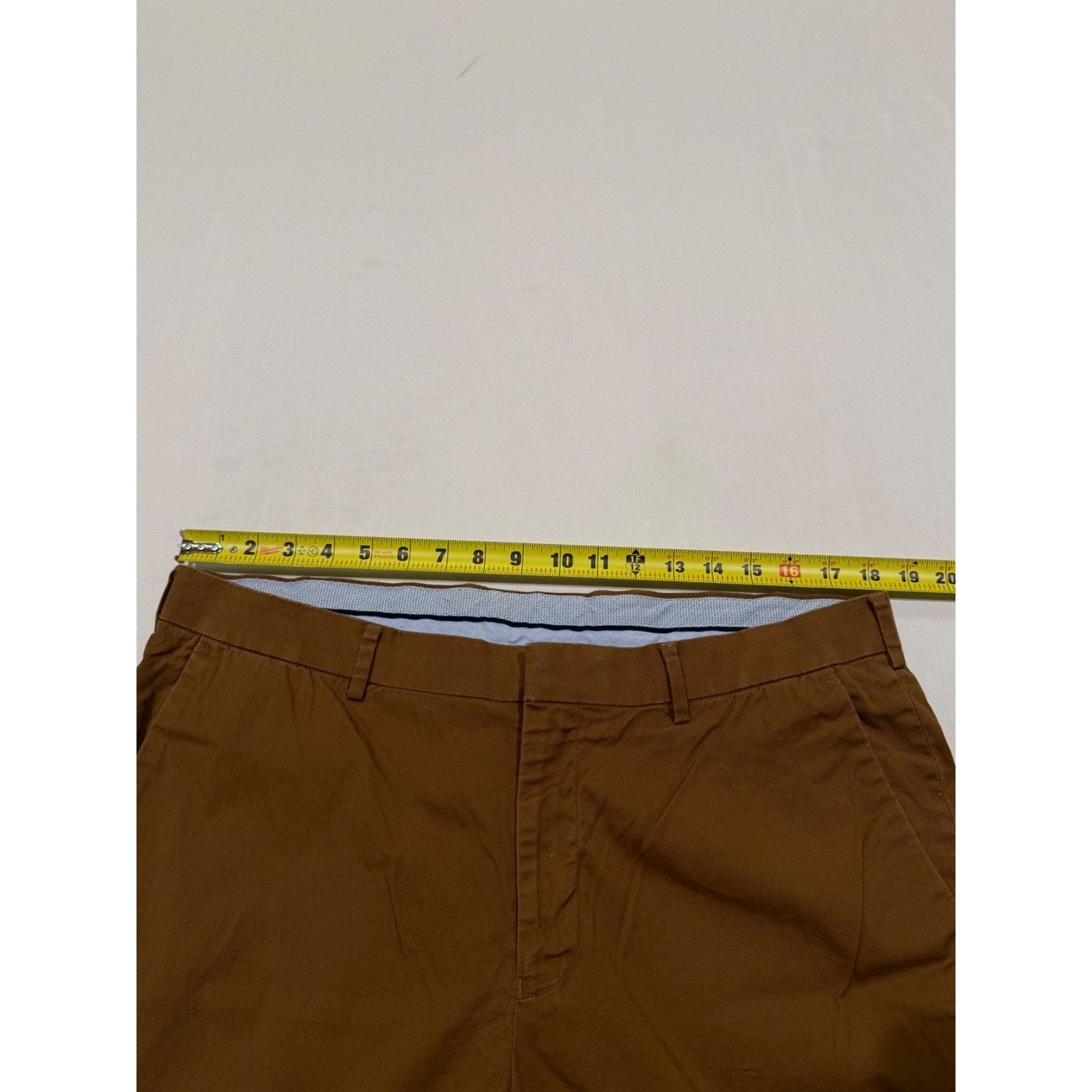Murano Murano Alex Slim Fit Flat Stretch Chino Pants Brown 36x34 Size US 36 / EU 52 - 5 Thumbnail