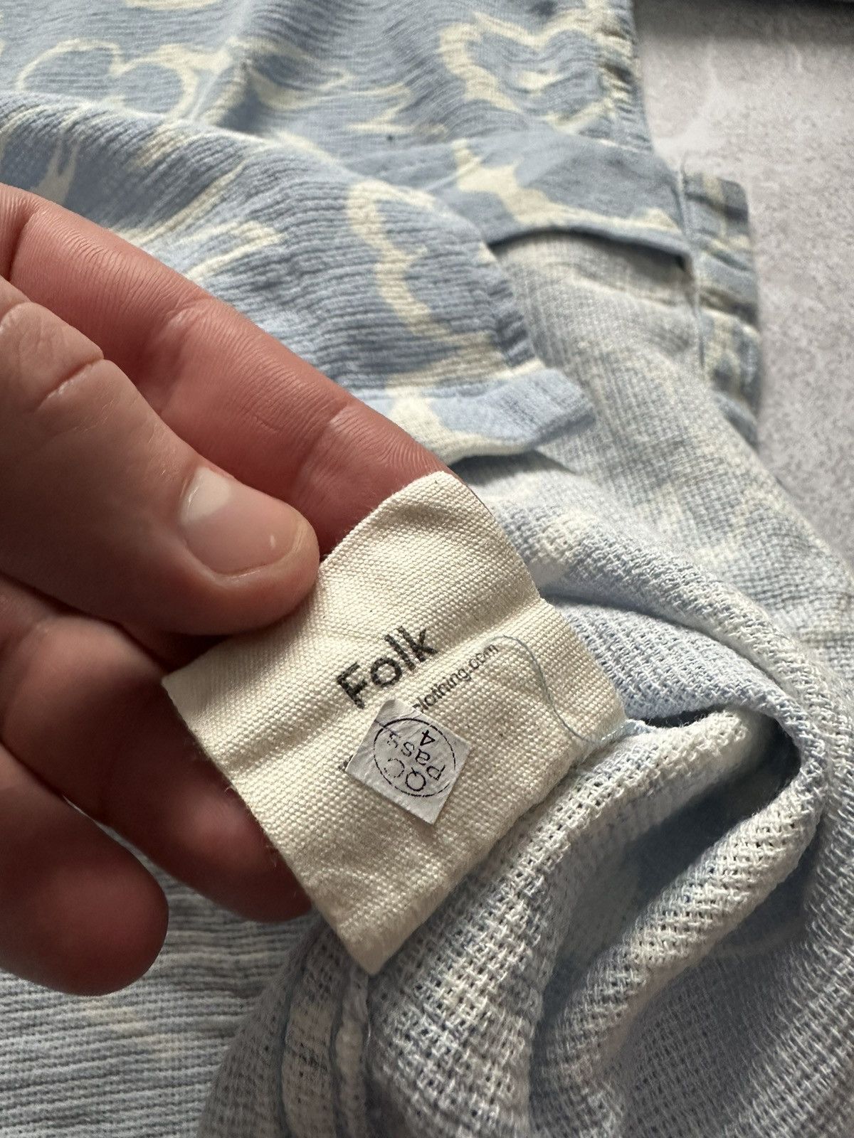 Folk × Stussy Shirts Button ups Folk 5 XL Blue Hawaiian Size US XL / EU 56 / 4 - 11 Thumbnail
