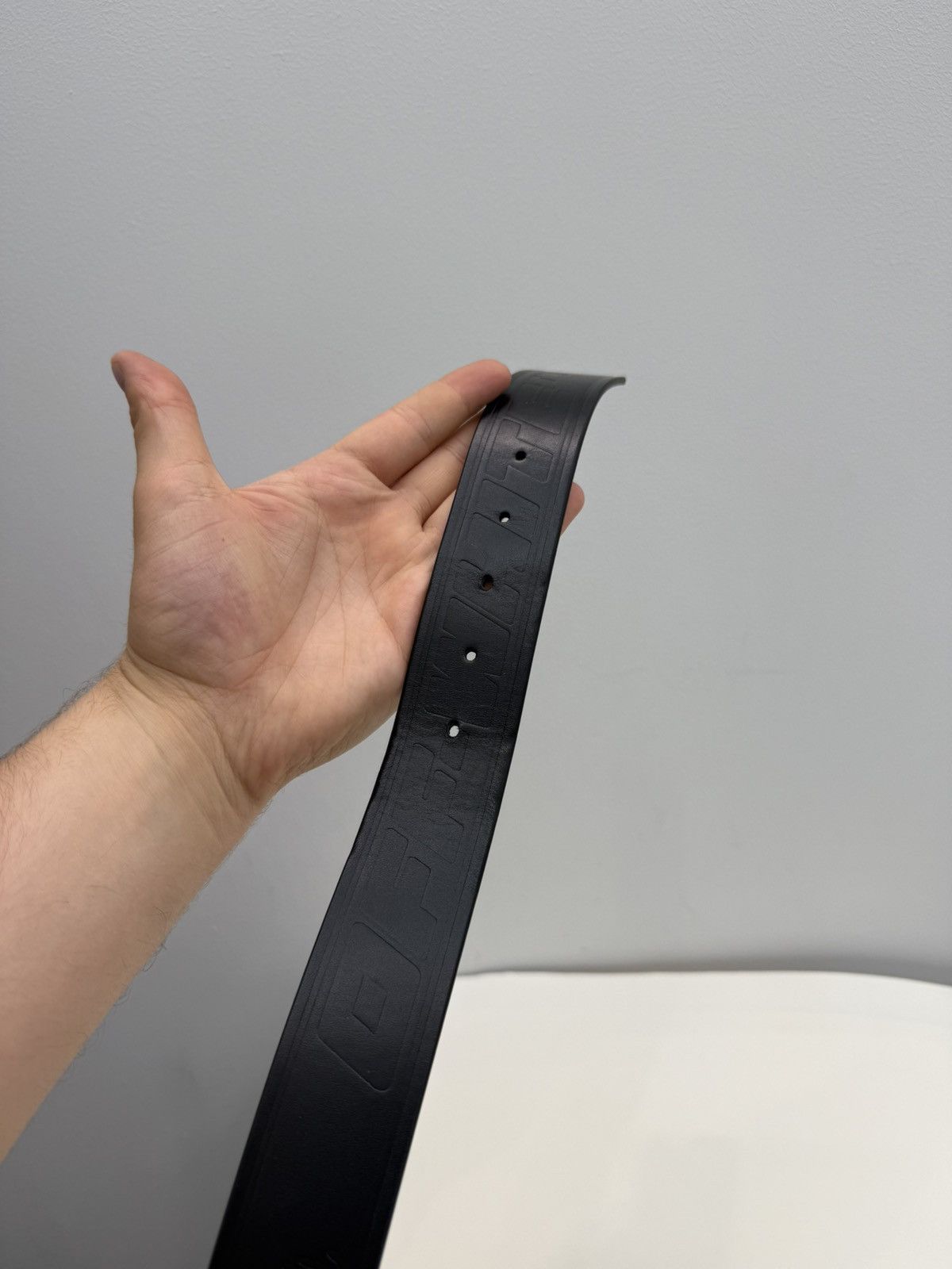 Off-White Off-White Nail Buckle Leather Belt Size 34 - 5 Thumbnail