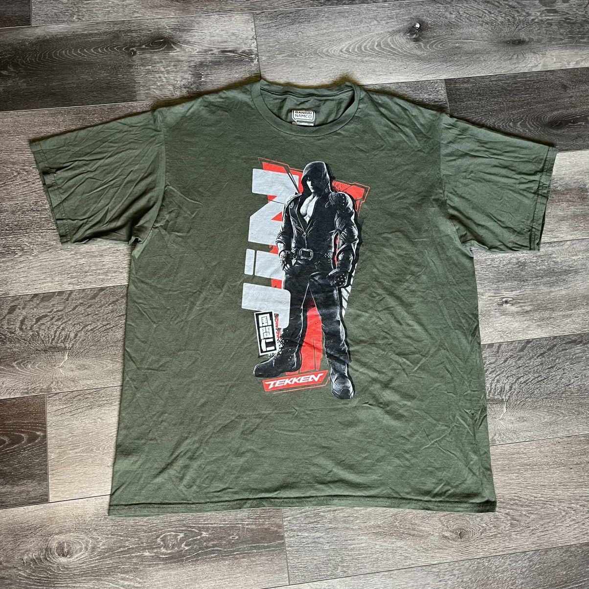 Japanese Brand Vintage Style Tekken 7 Jin Bandai Namco Video Game Tee Shirt Size US XL / EU 56 / 4 - 1 Thumbnail