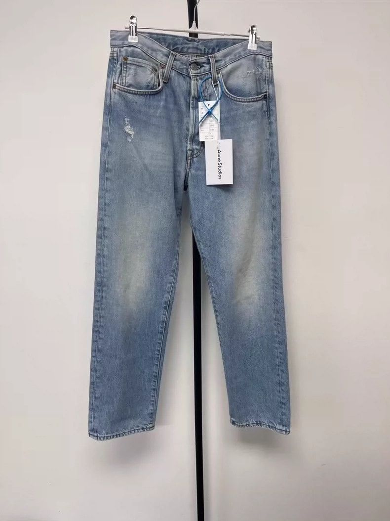 Acne Studios Acne Studios Light blue retro straight-leg low-rise jeans Size US 28 / EU 44 - 1 Thumbnail