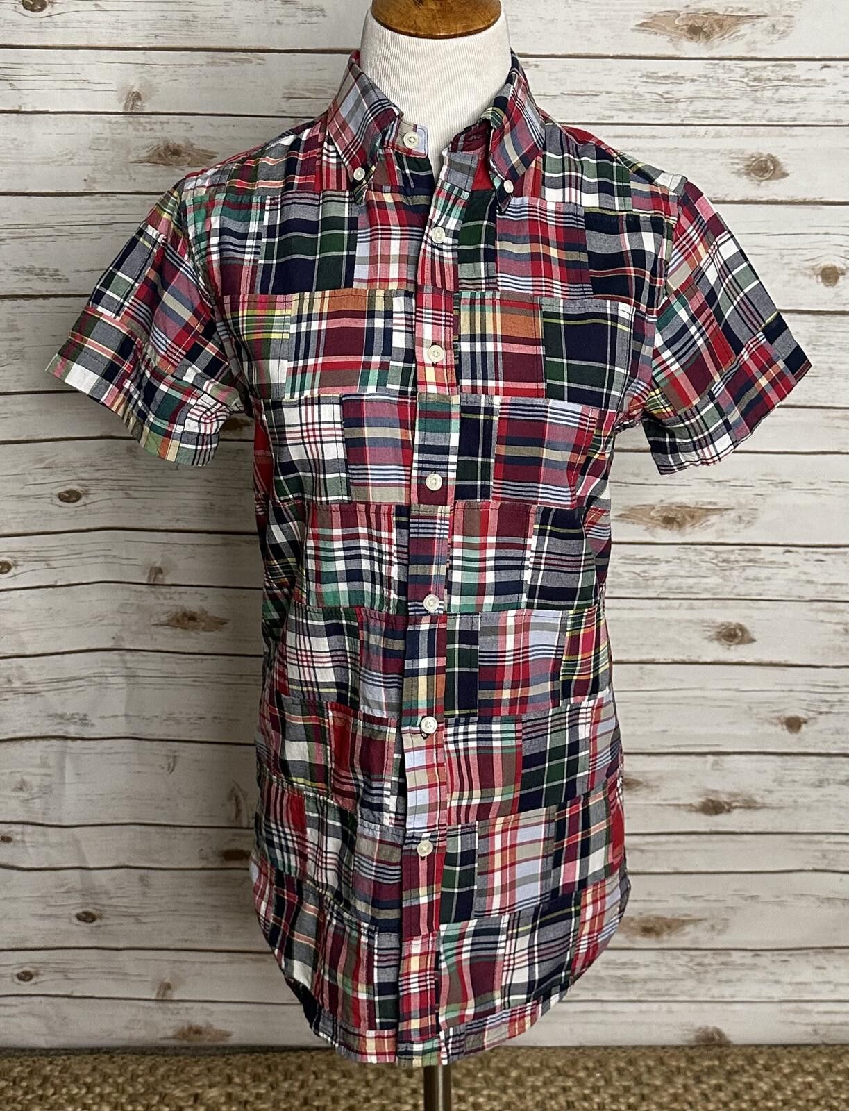 Brooks Brothers Brooks Brothers 1818 Regent Men's shirt madras patchwork Size US XS / EU 42 / 0 - 1 Thumbnail