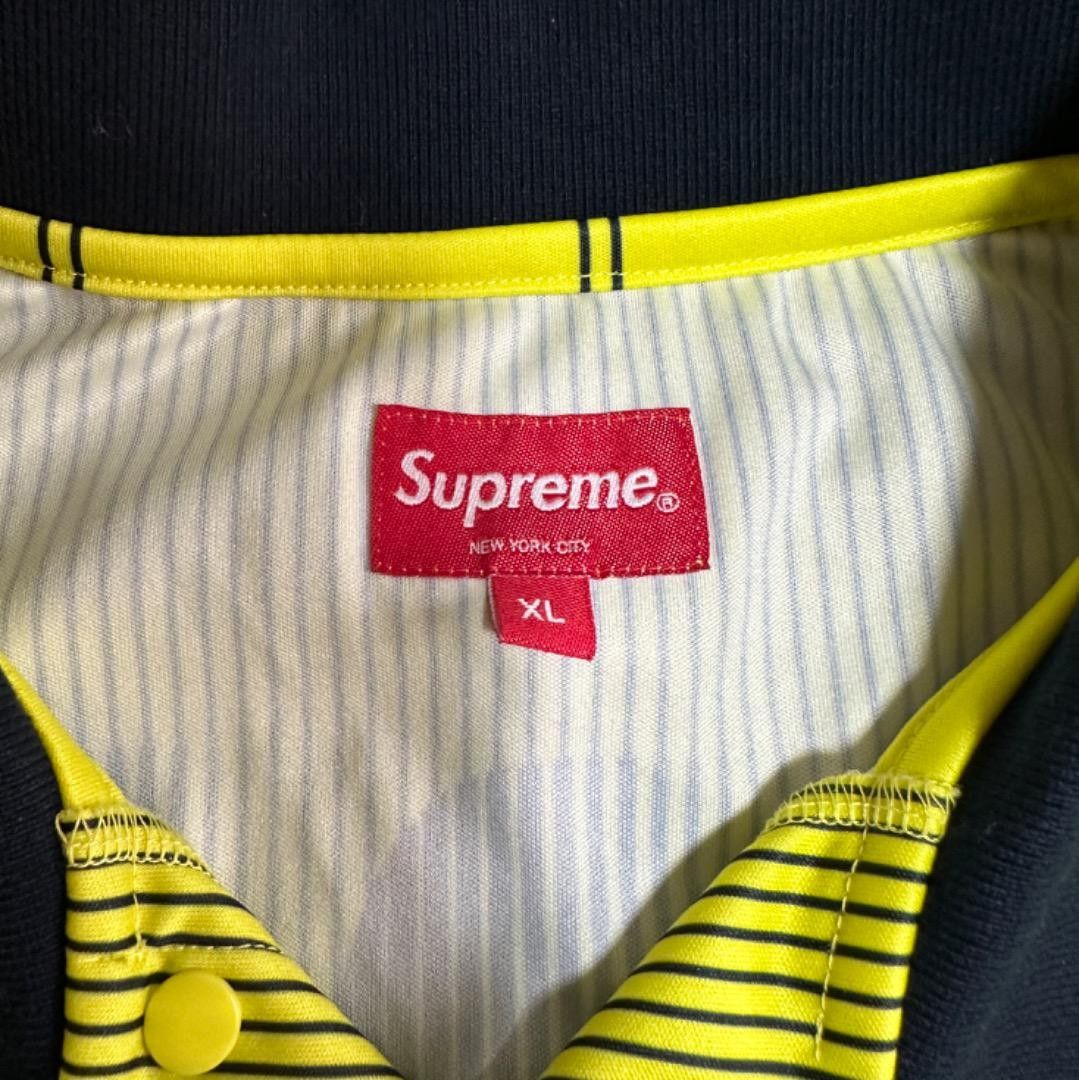 Supreme Supreme - XL SS19 Soccer Polo Shirt Neon Green Size US XL / EU 56 / 4 - 2 Thumbnail