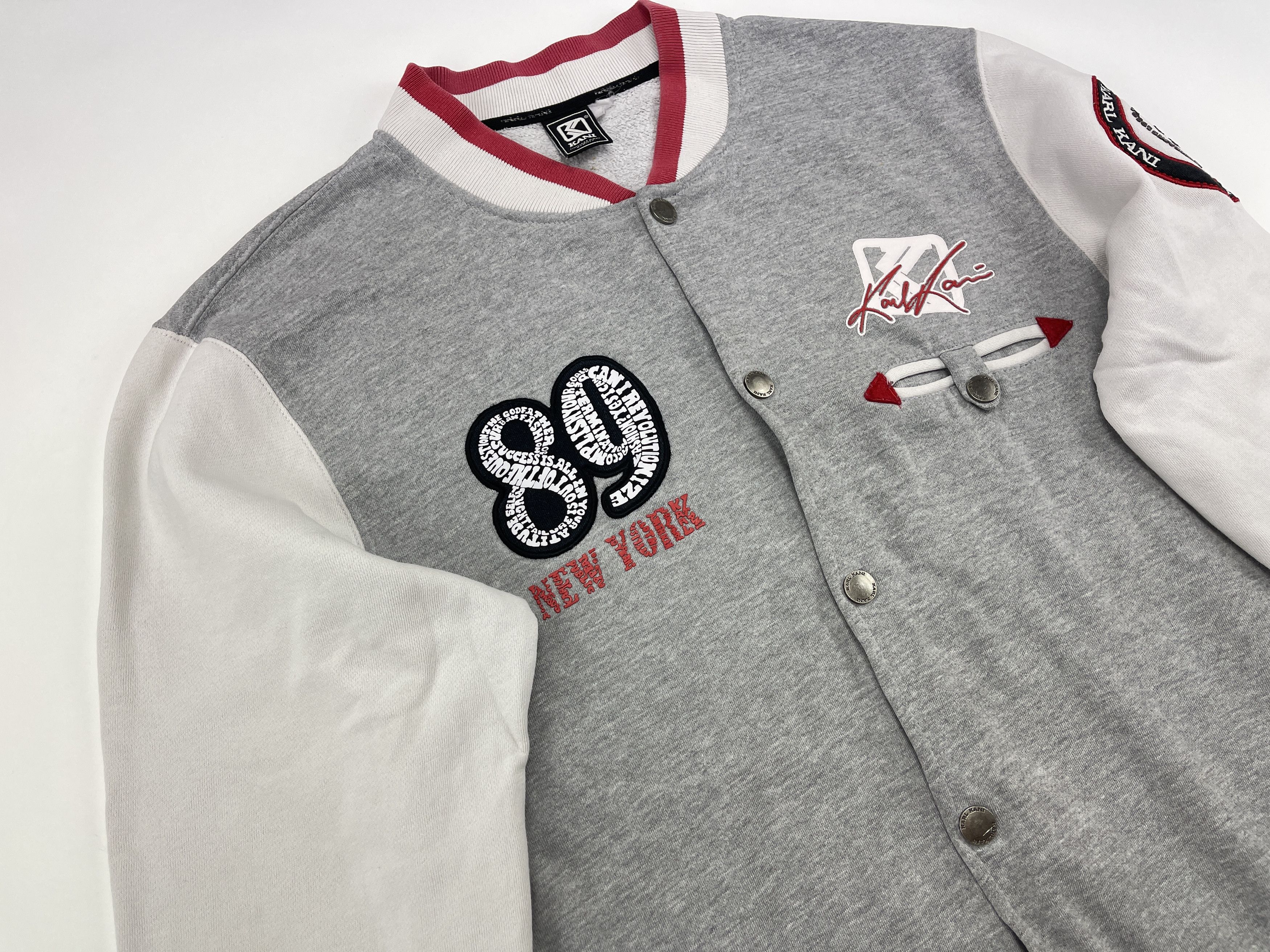 Karl Kani KARL KANI sweatshirt, gray, vintage Kani, 90s hip-hop size M Size US M / EU 48-50 / 2 - 8 Thumbnail
