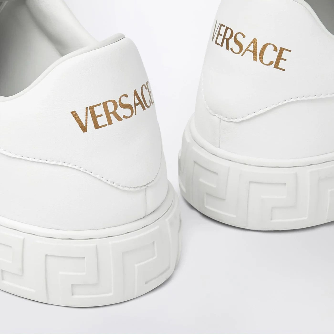 Versace o1d2blof0326 Nylon Low-Top Sneakers in White Size US 8 / EU 41 - 5 Thumbnail