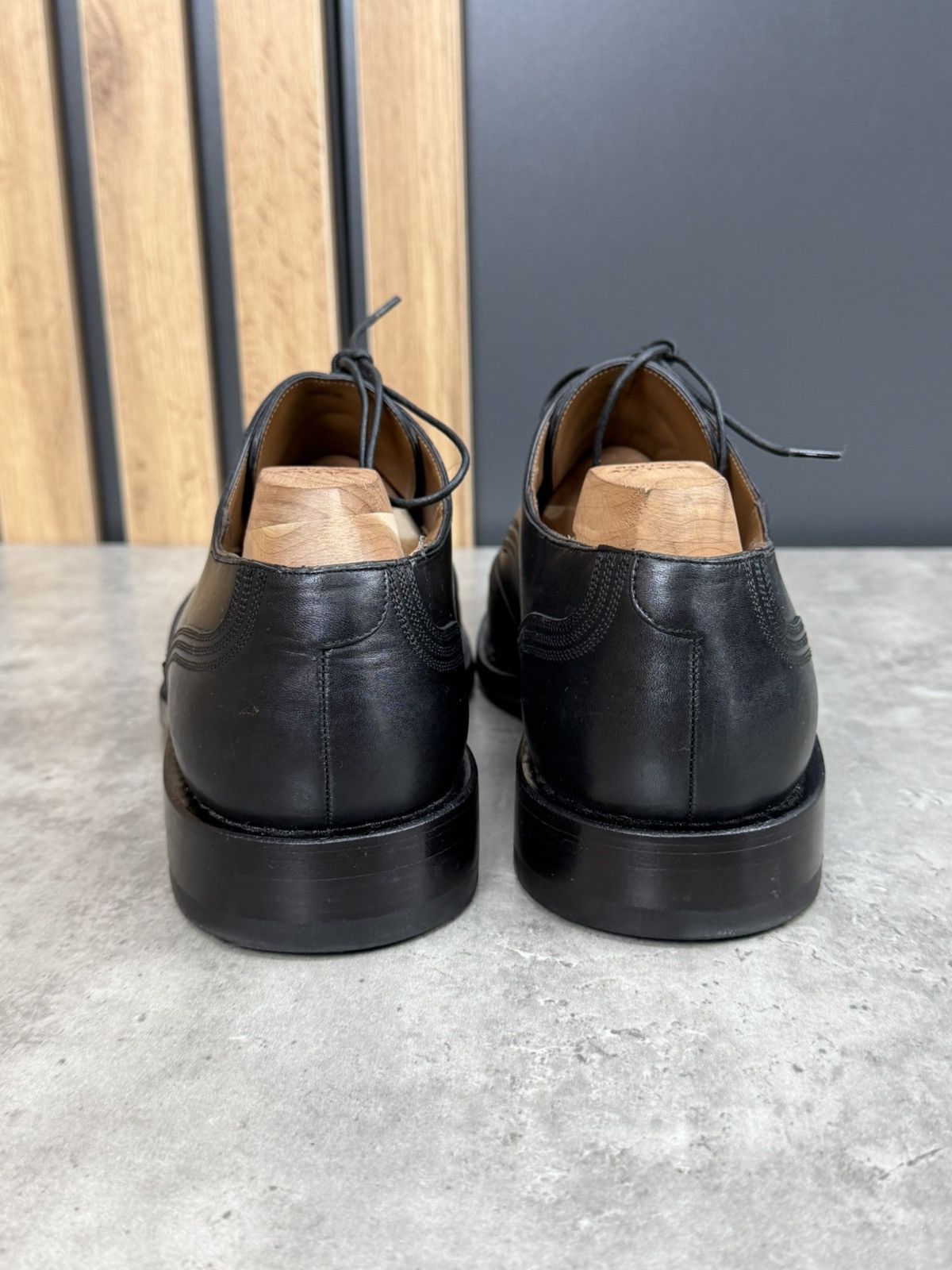 Bally Bally Scribe Black Leather Derby Shoes US 10 Size US 10 / EU 43 - 5 Thumbnail