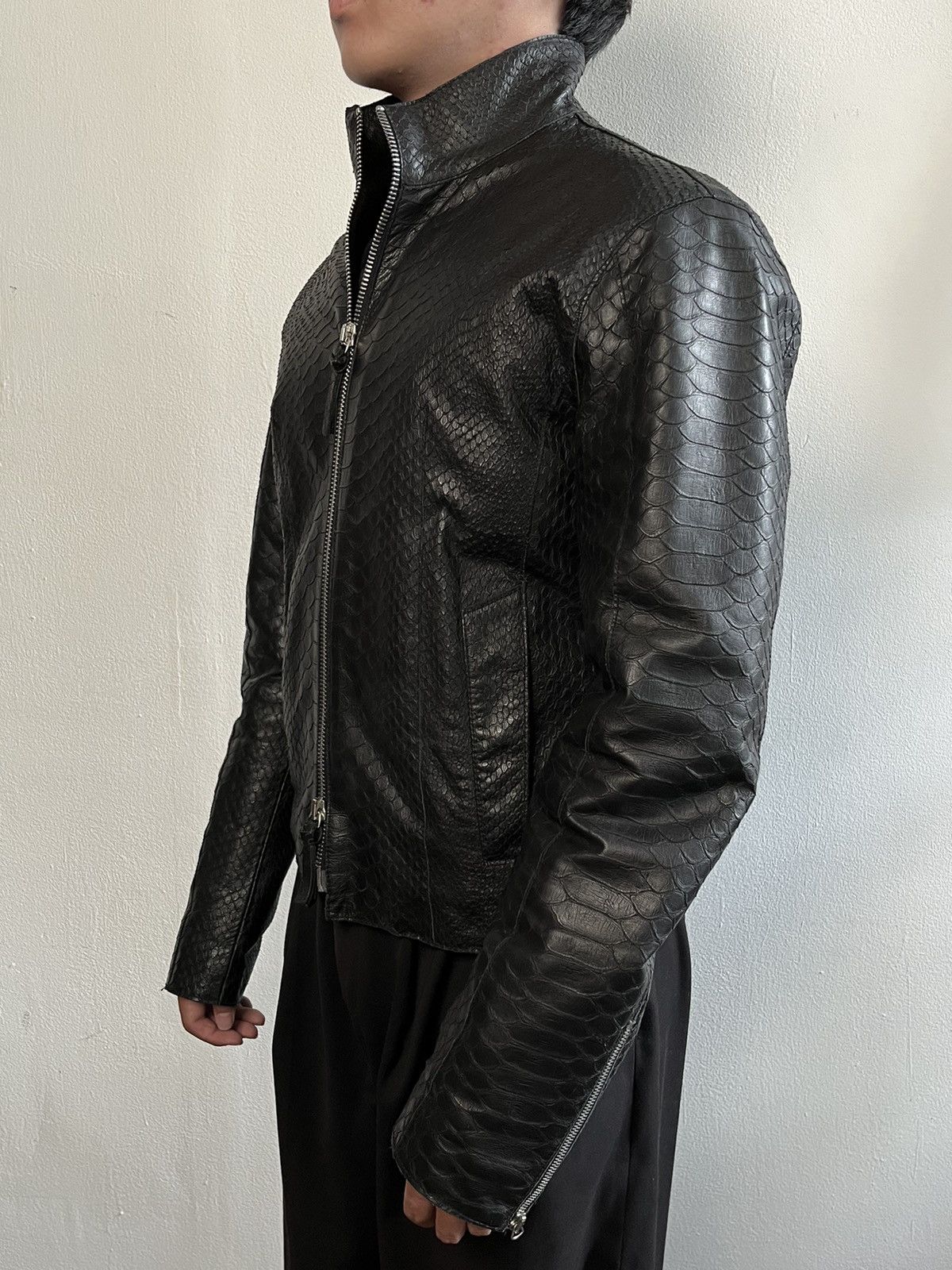 Emporio Armani Emporia Armani Leather Jacket Size US L / EU 52-54 / 3 - 2 Thumbnail