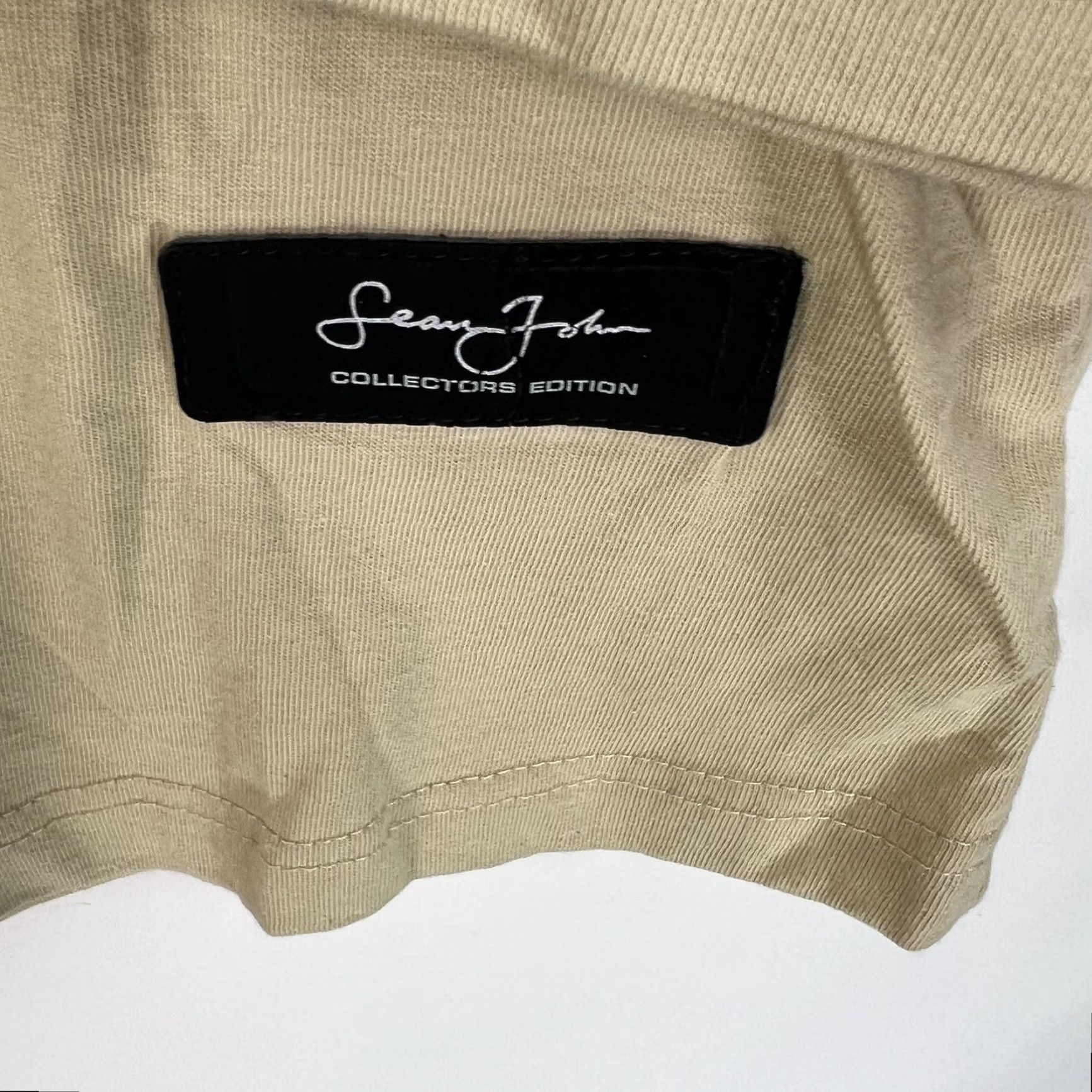 Sean John VINTAGE Sean John NYC Collector's Edition 3XB Long Sleeve T Shirt Men's Cotton Beige Big 4X Logo Embroidered shirt Size US XXL / EU 58 / 5 - 4 Thumbnail