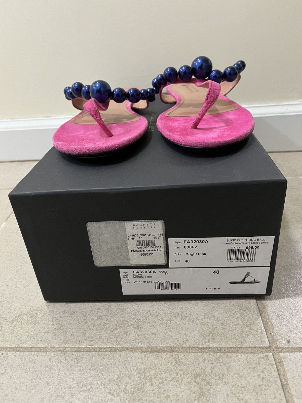 Other Samuele Failli Bead Sandals Sz 40(10us) Size US 10 / IT 40 - 11 Thumbnail