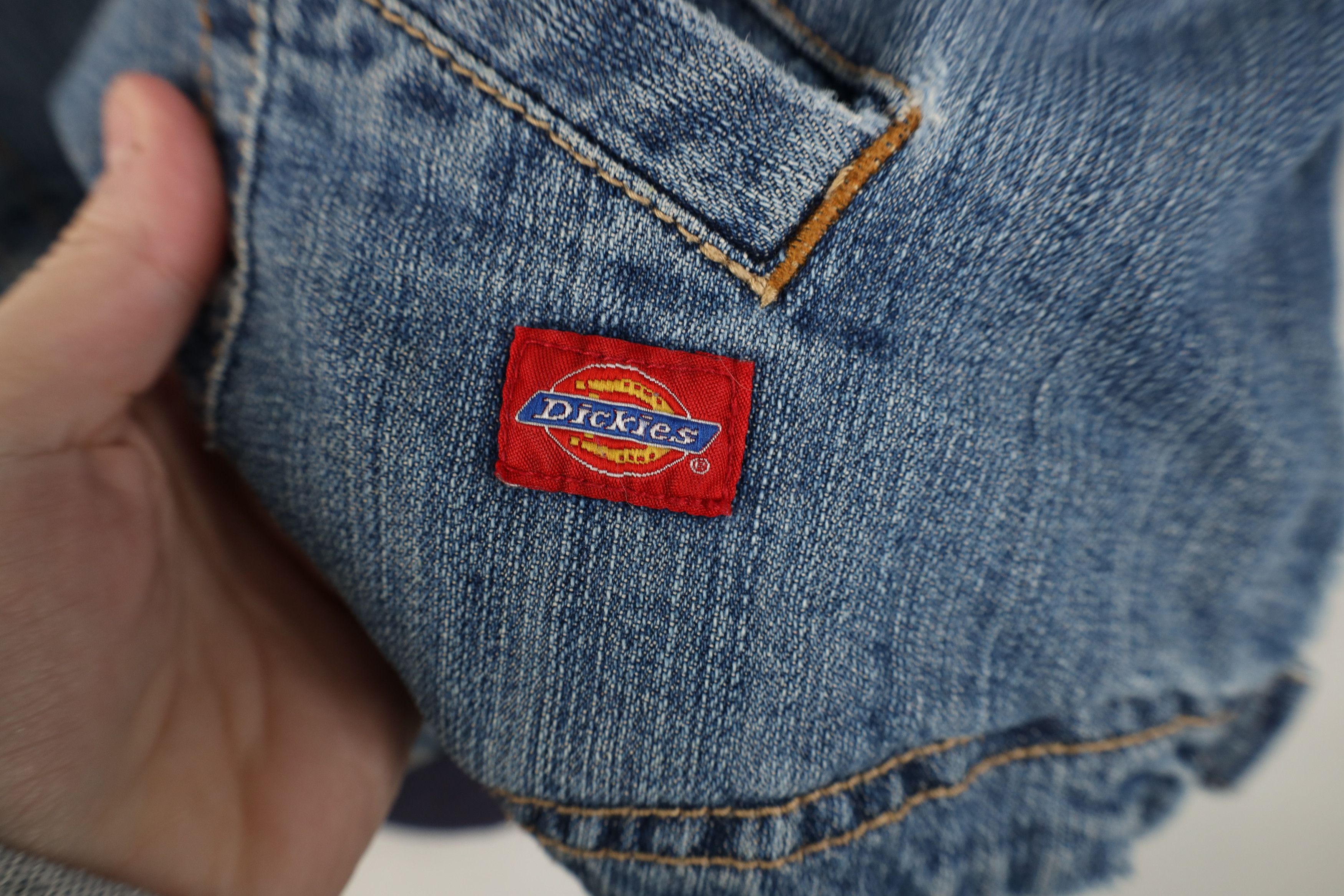 Dickies Vintage Y2K Dickies Quilted Denim Jean Tucker Jacket Blue Size XL / US 12-14 / IT 48-50 - 4 Thumbnail