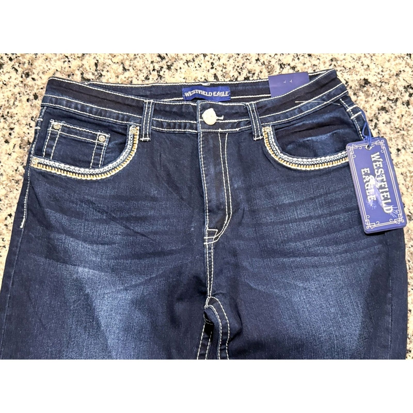 Vintage VINTAGE Westfield Eagle Jeans Shirt? Size 36" / US 14 / IT 50 - 4 Thumbnail