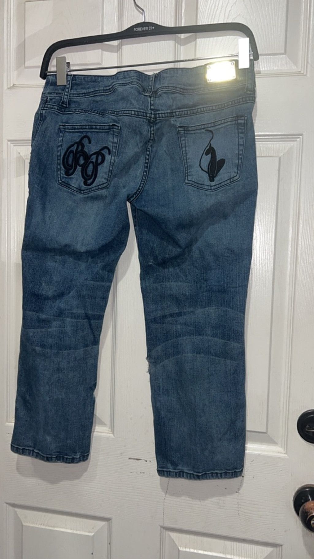 Other Juniors Apple Bottoms Blue Denim Capris Size 13 Size 32" / US 10 / IT 46 - 3 Thumbnail