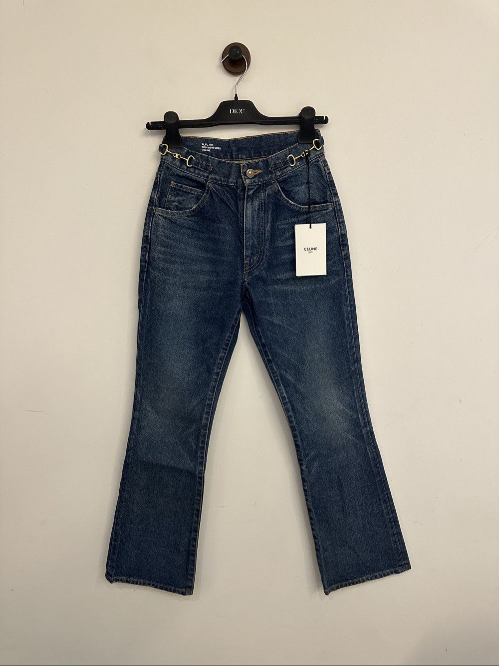 Celine Celine Washed Denim Jeans Size 25 Size 25" / US 0 / IT 36 - 1 Thumbnail