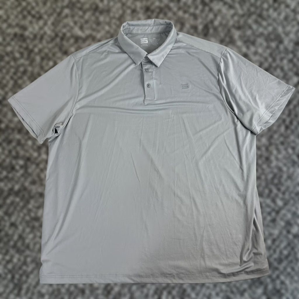 Vintage VINTAGE Three Sixty Six Polo Shirt Mens 3XL Gray Performance Golf 366 Stretch Casual Size US XXL / EU 58 / 5 - 1 Thumbnail