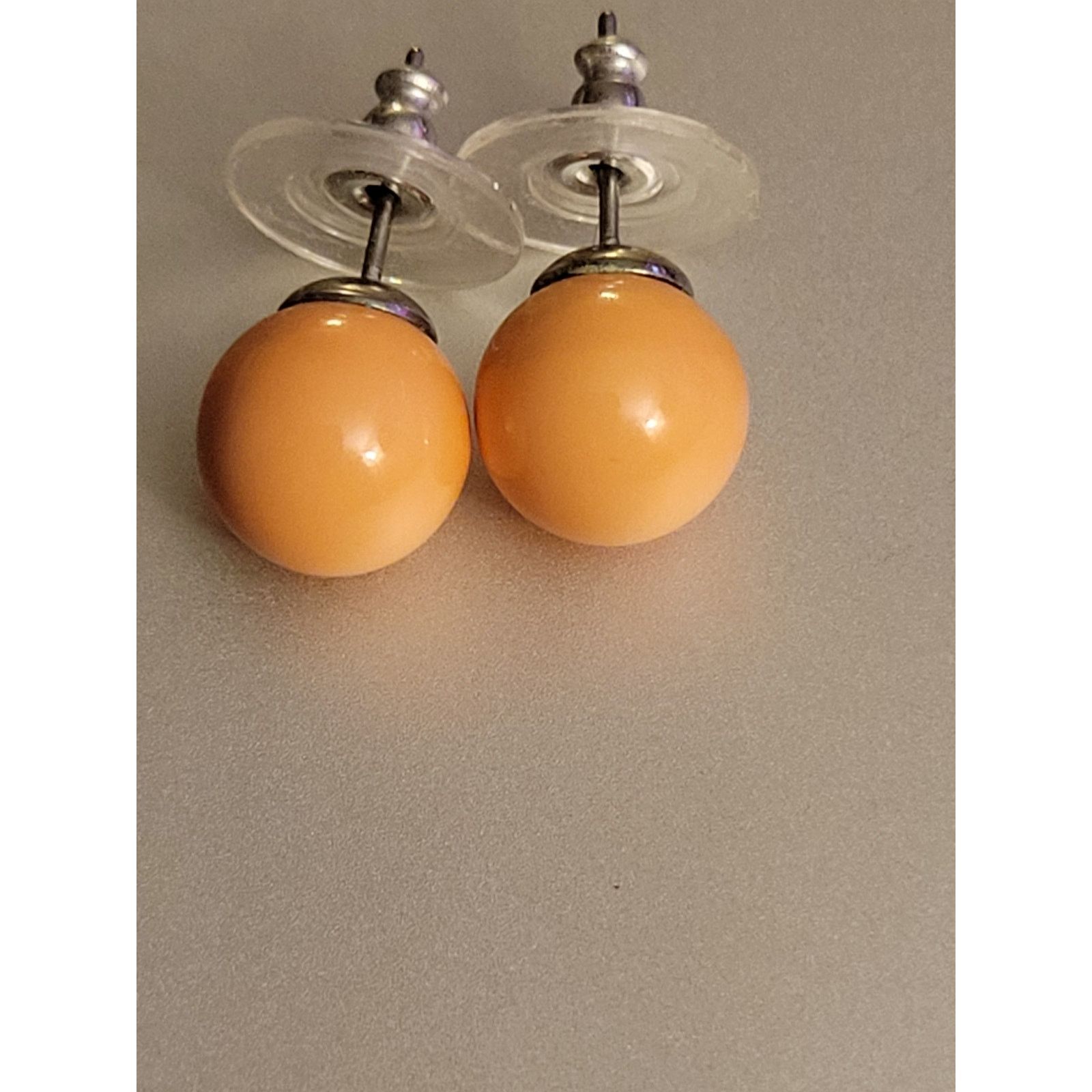 Unknown London Joan Rivers Classic Collection Simulated peachStud Earrings Size ONE SIZE - 3 Thumbnail