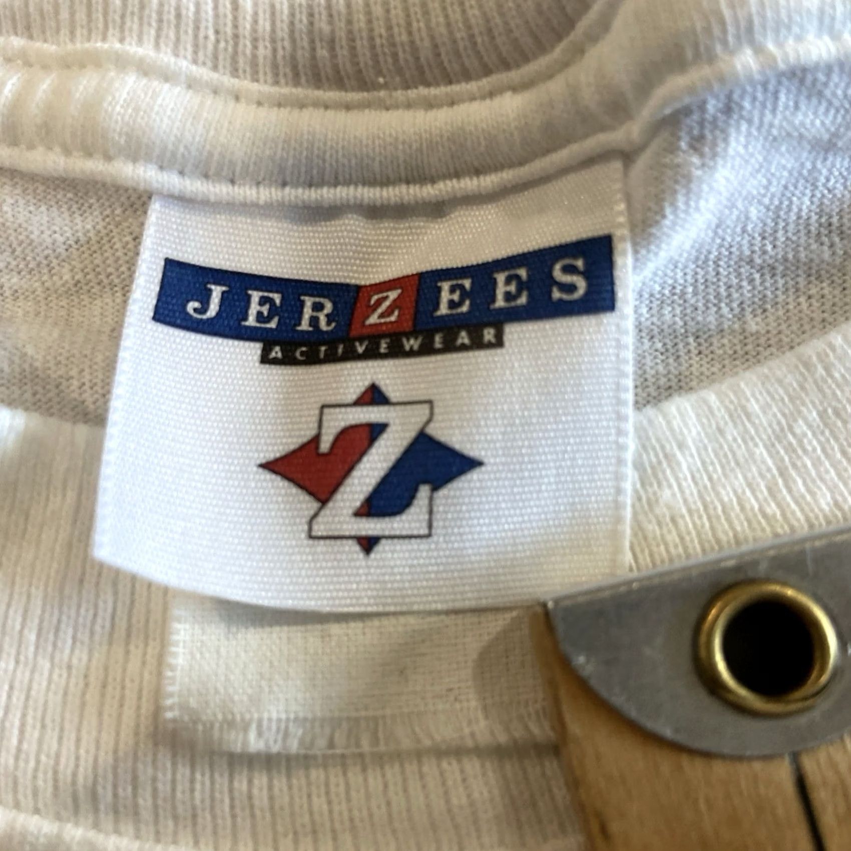 Hanes VINTAGE Men Hanes T-Shirt Orbit/Fr Global Solutions Short Sleeve Crew Neck White XL Buttonless? Size US XL / EU 56 / 4 - 2 Thumbnail