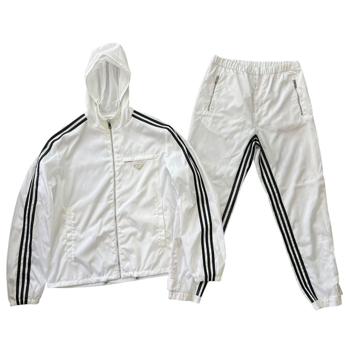 Prada PRADA 2021AW adidas RE-NYLON Three Striped Track Pants Size US 32 / EU 48 - 5 Thumbnail
