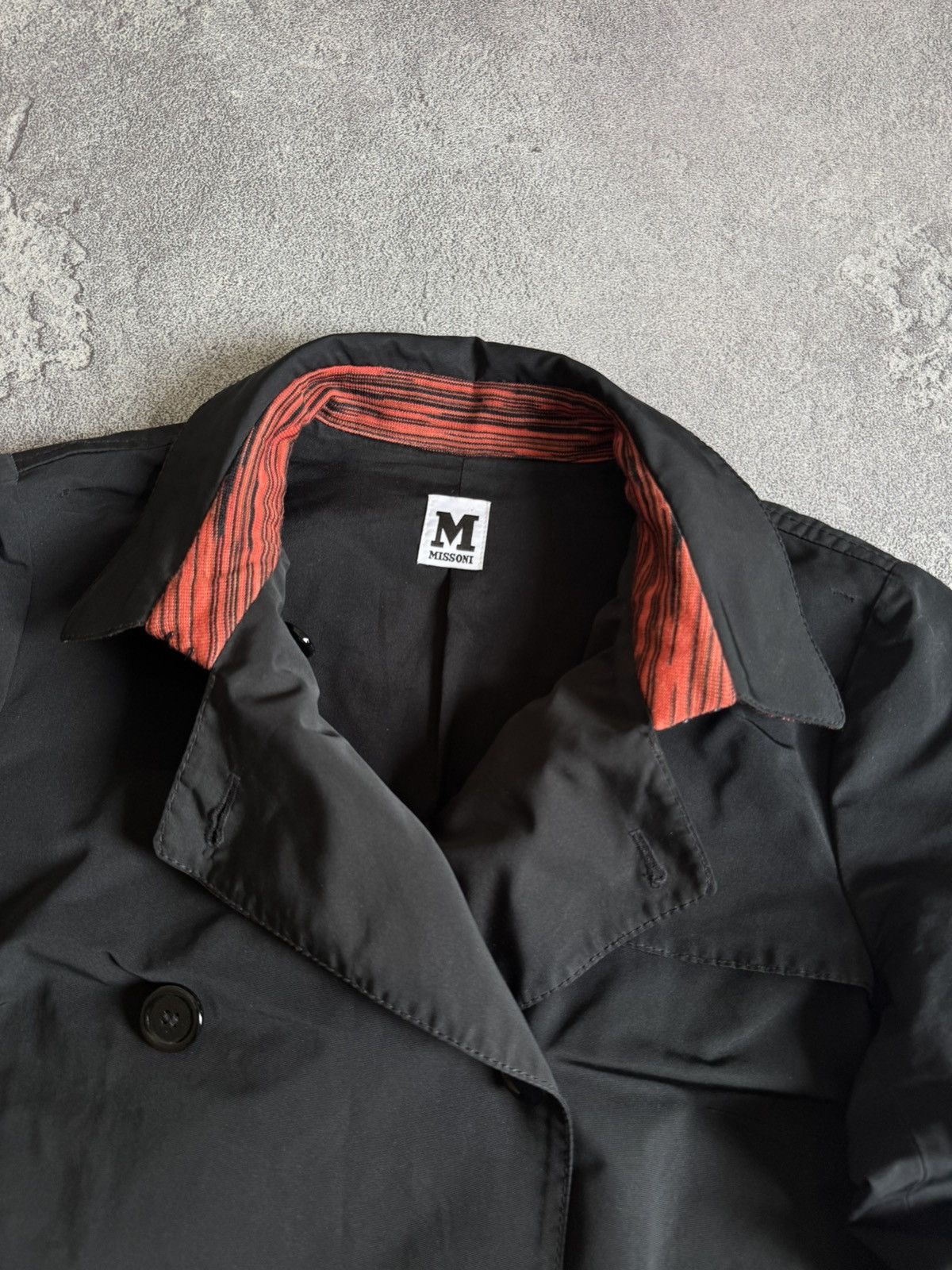 Missoni Missoni 48size black light button up jacket trench coat Size XL / US 12-14 / IT 48-50 - 5 Thumbnail