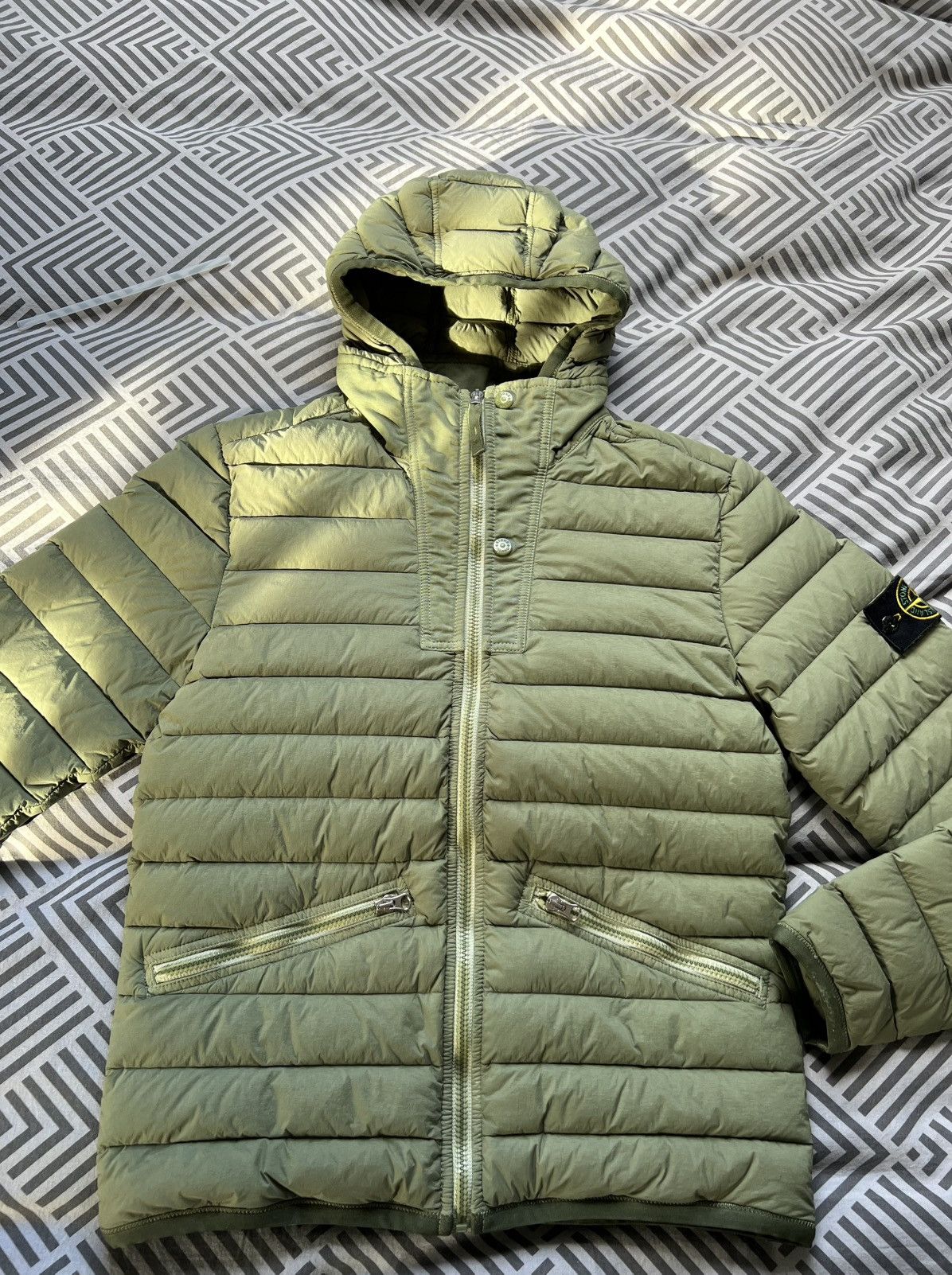 Stone Island Stone Island | Loom Woven Down Nylon-TC | Green | Size S Size US S / EU 44-46 / 1 - 10 Thumbnail