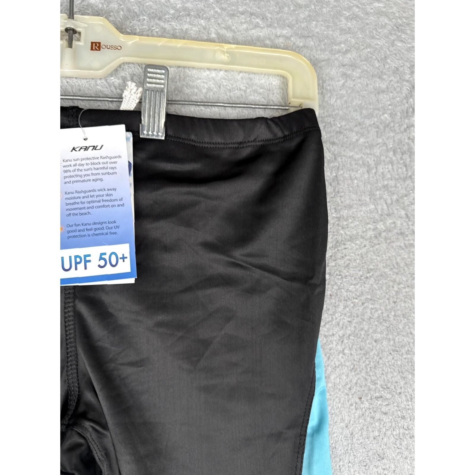 Vintage Kanu Surf Jammers Shorts Mens 34 Black Blue UPF 50+ Swim Jammer Swimwear NEW Size US 34 / EU 50 - 5 Thumbnail