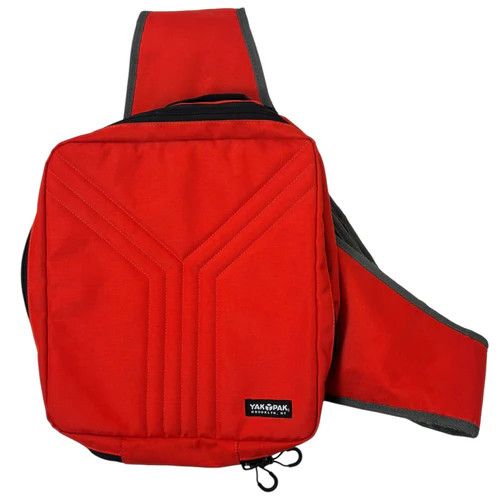 Red Yakpak Rucksack Shoulder Bags Yak Pak Backpack 90s Vintage Yak