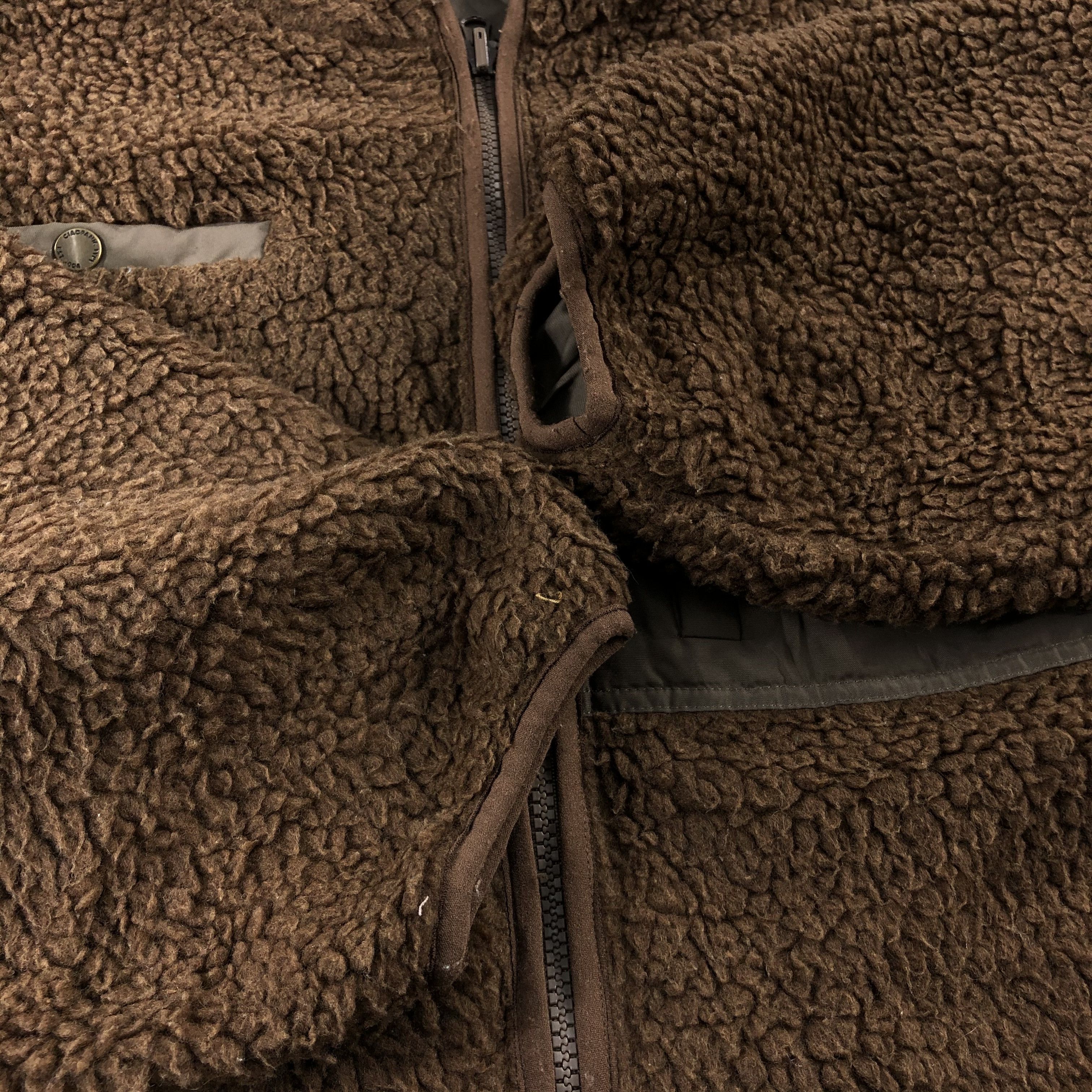 Ciaopanic Ciaopanic Brown Fleece Jacket Size S Size US S / EU 44-46 / 1 - 5 Thumbnail