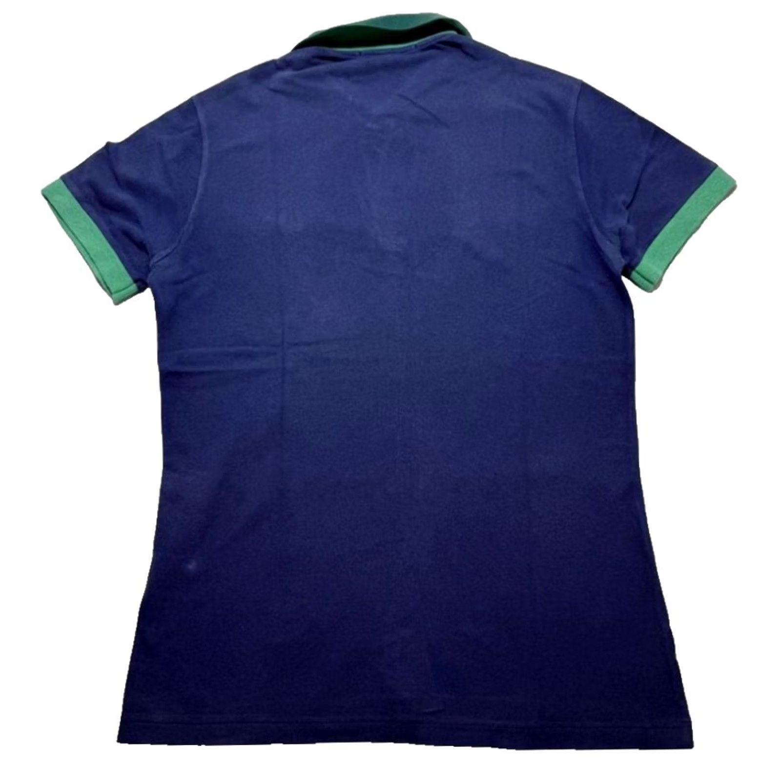 Fred Perry Fred Perry Polo Womens Blue With Green Trim Embroidered Laurel Size S Size S / US 4 / IT 40 - 2 Thumbnail