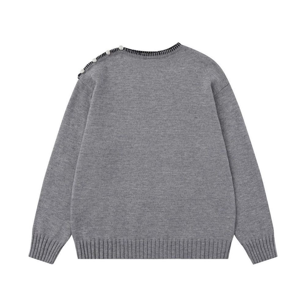 Vintage Men's retro loose casual long-sleeved round neck sweater y2k Size US M / EU 48-50 / 2 - 1 Thumbnail