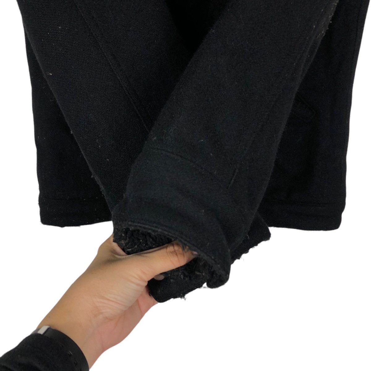 Japanese Brand 🔥Vintage Biker Jacket Wrangler USA Rich Black Bondage Size US M / EU 48-50 / 2 - 15 Thumbnail