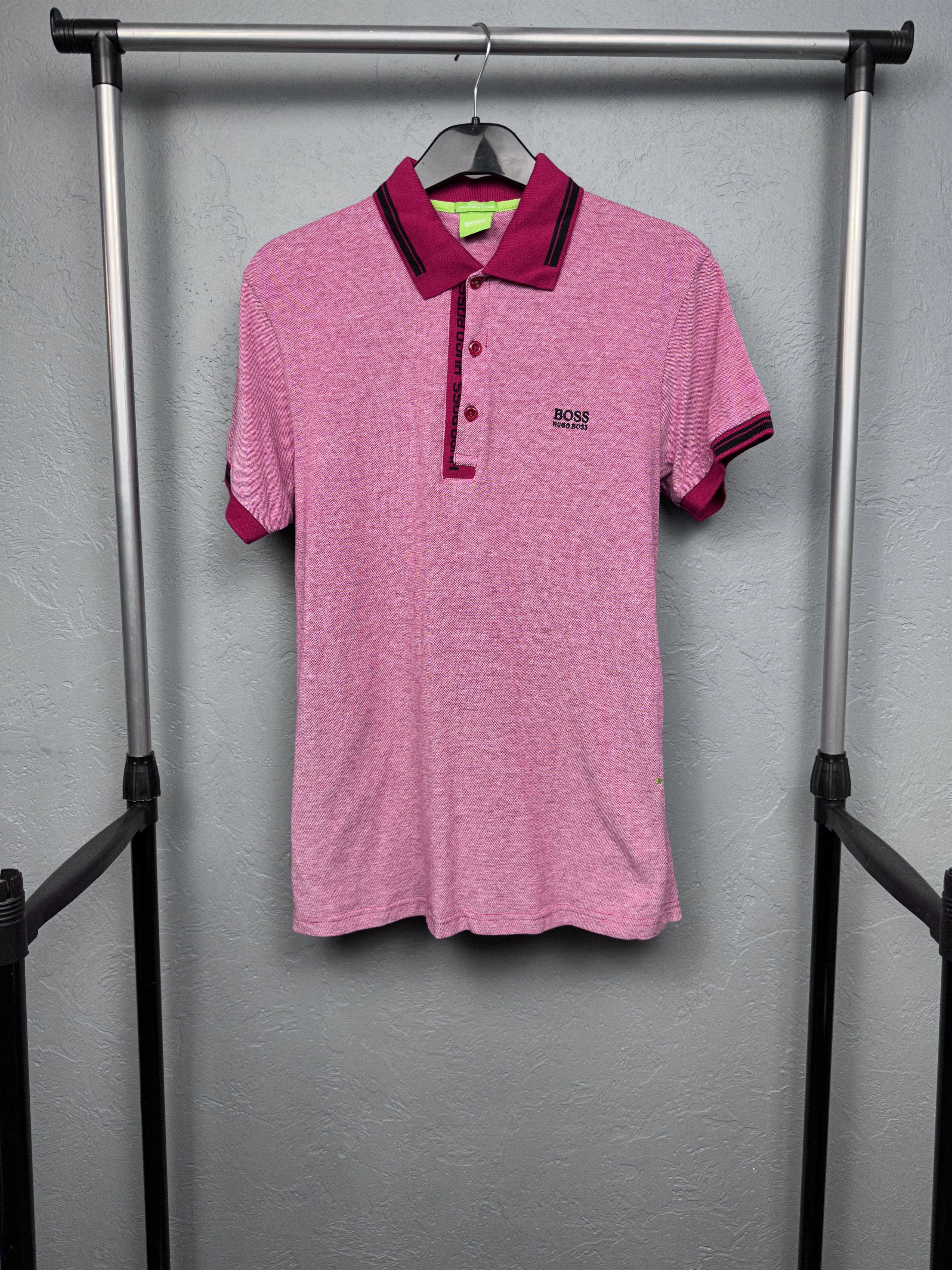 Hugo Boss × Vintage Hugo Boss Vintage Mens Polo Shirt Size US L / EU 52-54 / 3 - 1 Thumbnail